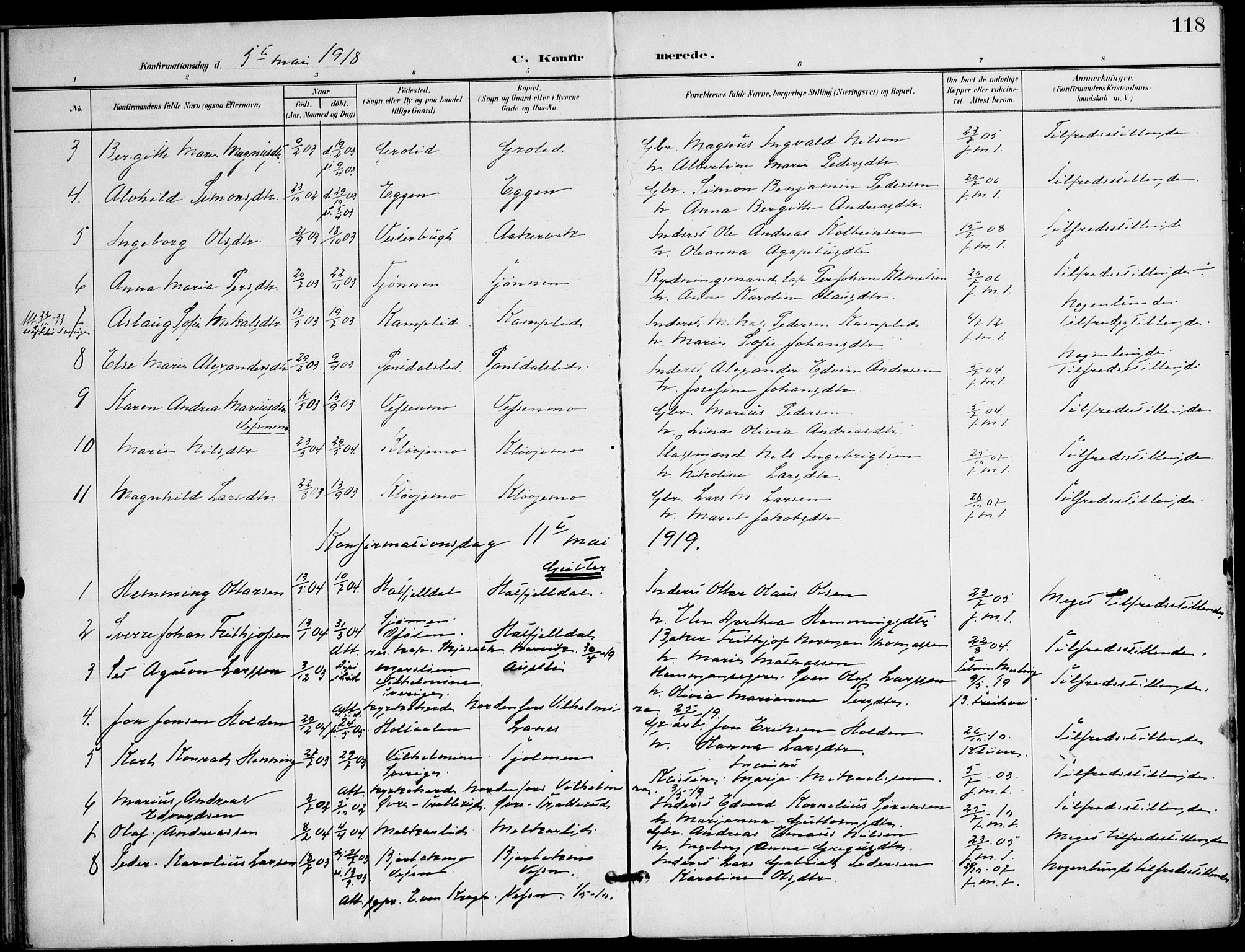 Ministerialprotokoller, klokkerbøker og fødselsregistre - Nordland, AV/SAT-A-1459/823/L0326: Parish register (official) no. 823A03, 1899-1919, p. 118