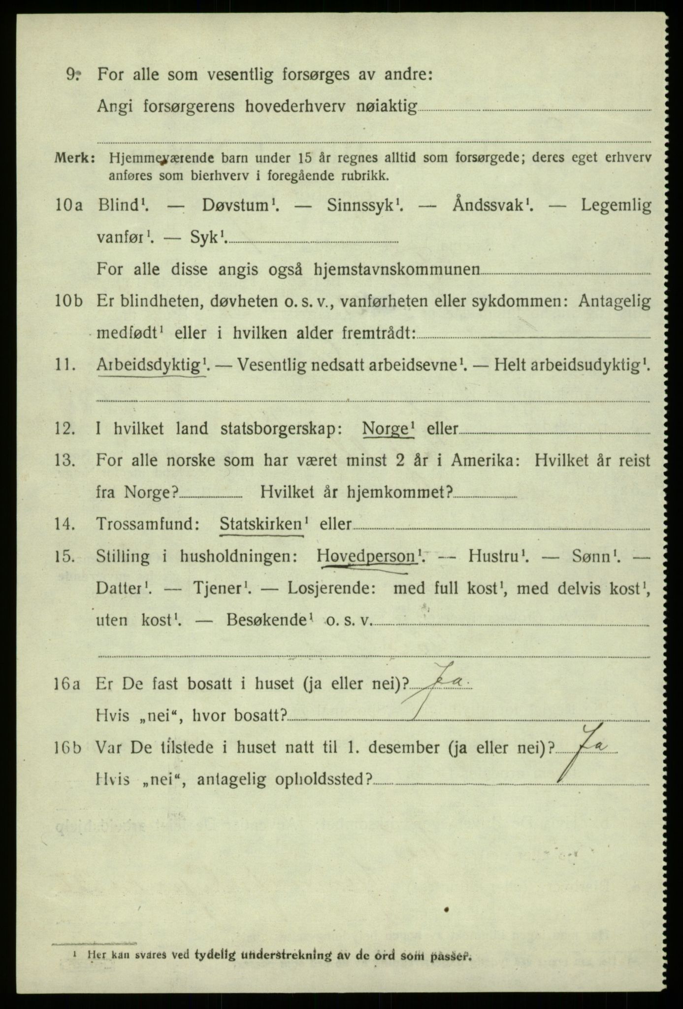 SAB, 1920 census for Fjell, 1920, p. 6775