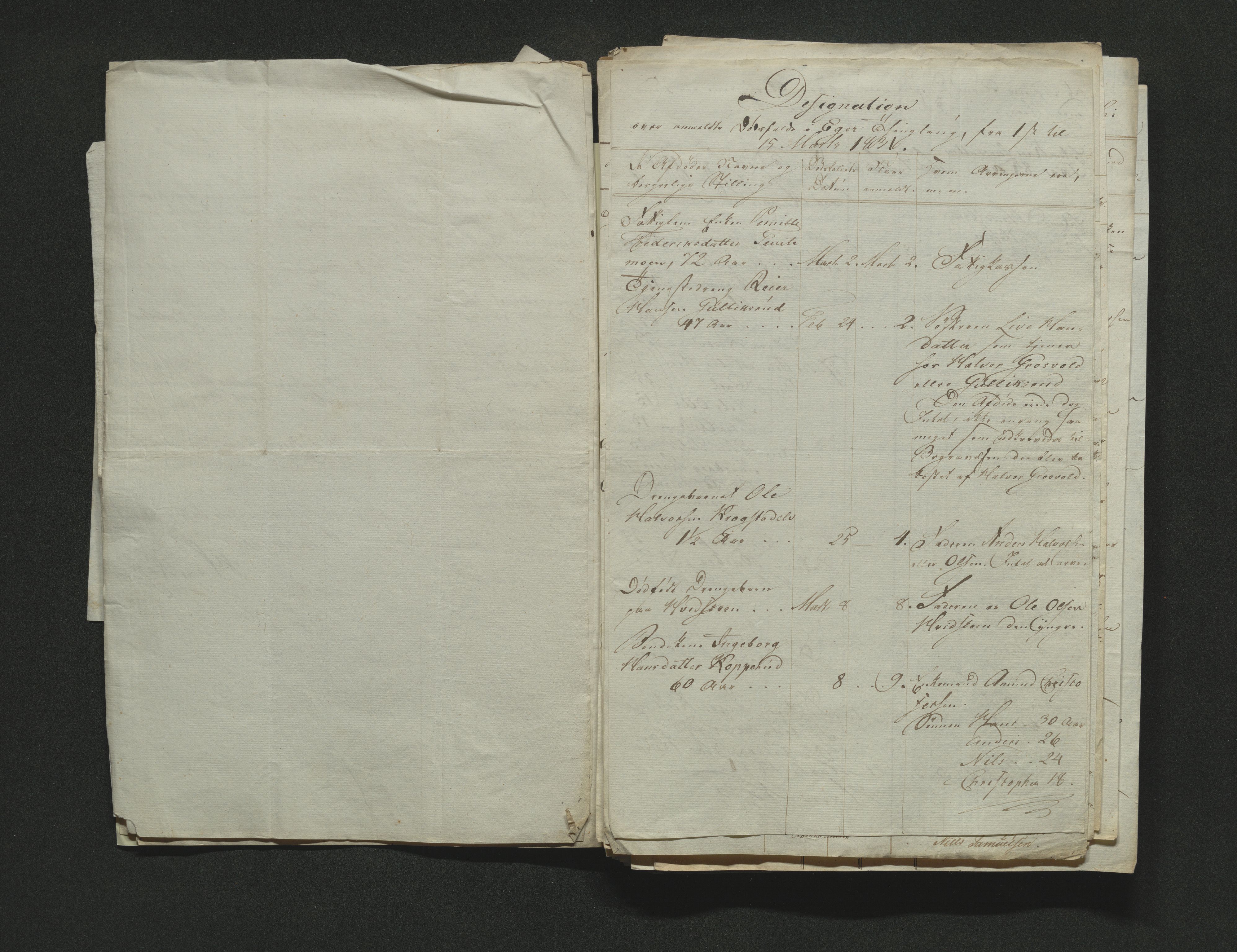 Eiker, Modum og Sigdal sorenskriveri, AV/SAKO-A-123/H/Ha/Hab/L0003: Dødsfallsmeldinger, 1830-1833