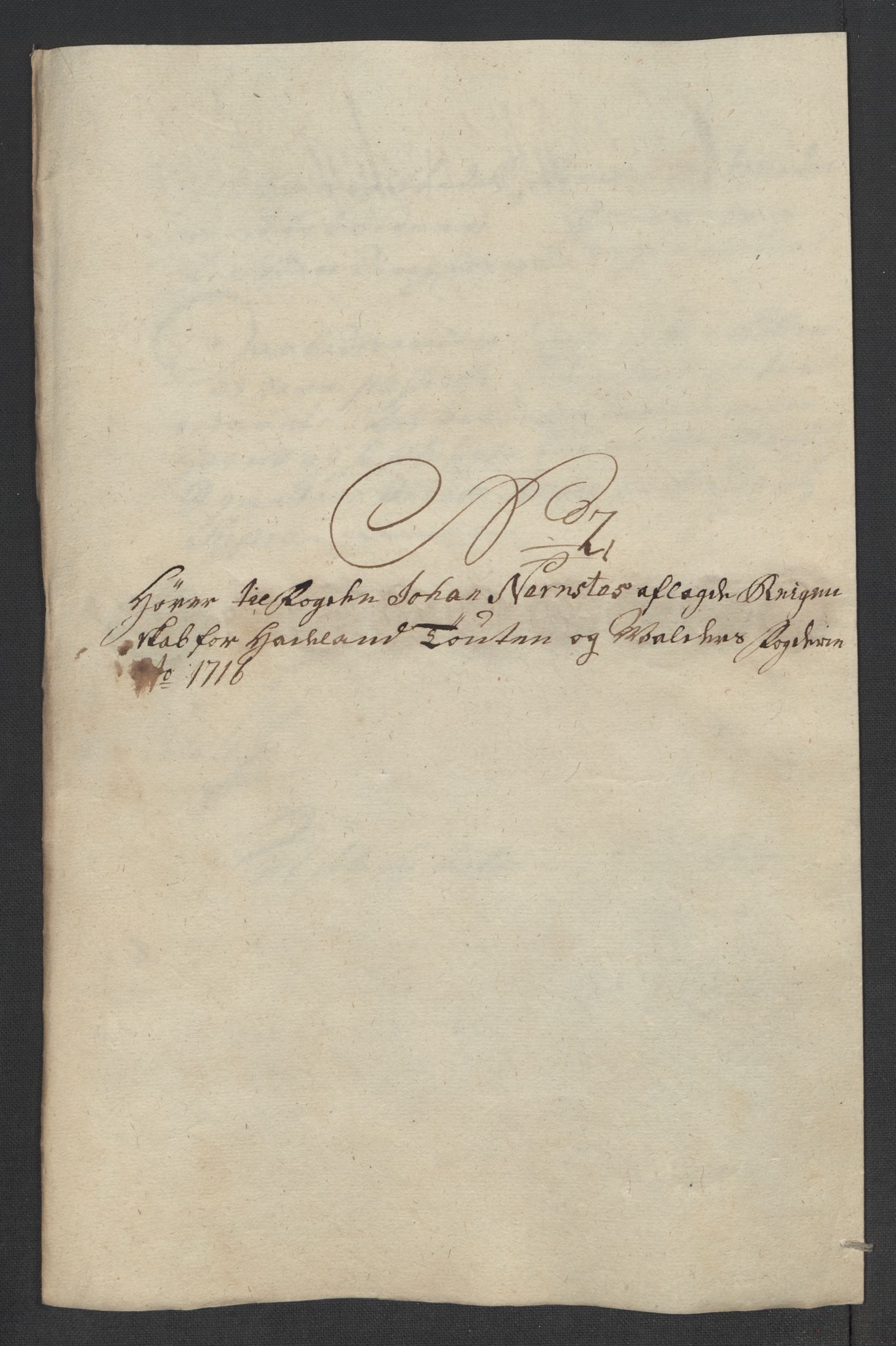 Rentekammeret inntil 1814, Reviderte regnskaper, Fogderegnskap, AV/RA-EA-4092/R18/L1315: Fogderegnskap Hadeland, Toten og Valdres, 1716, p. 248