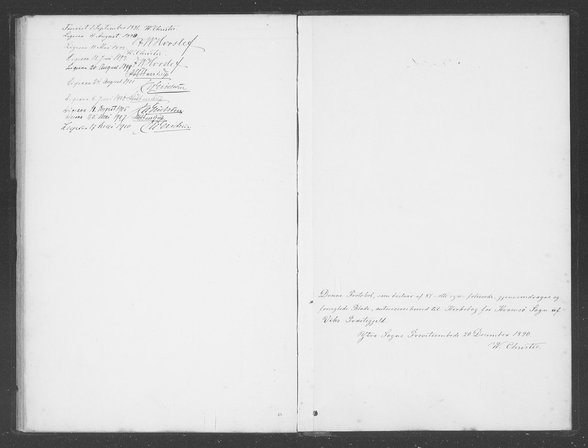 Balestrand sokneprestembete, SAB/A-79601: Parish register (official) no. D  2, 1891-1907
