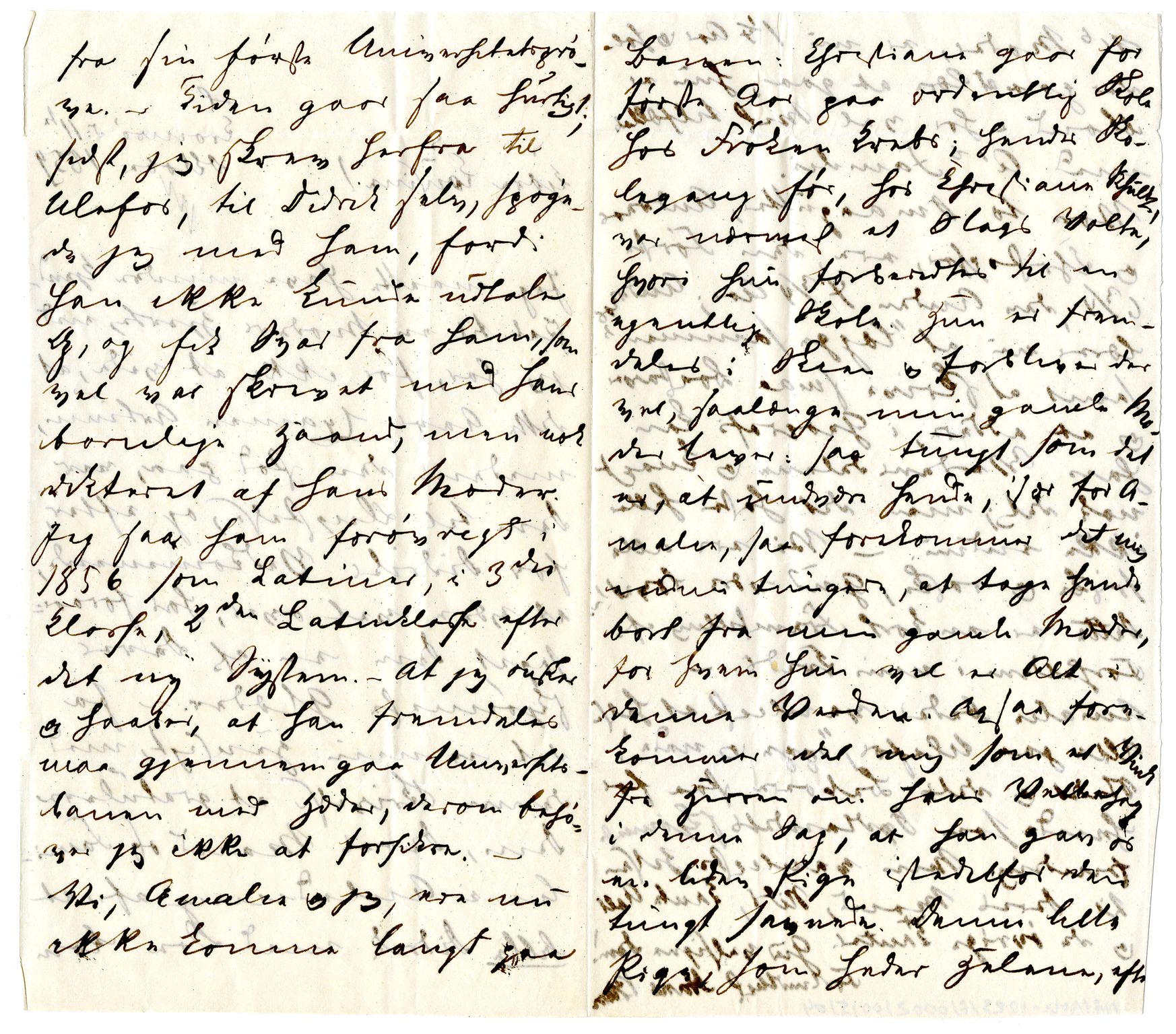 Diderik Maria Aalls brevsamling, NF/Ark-1023/F/L0002: D.M. Aalls brevsamling. B - C, 1799-1889, p. 42