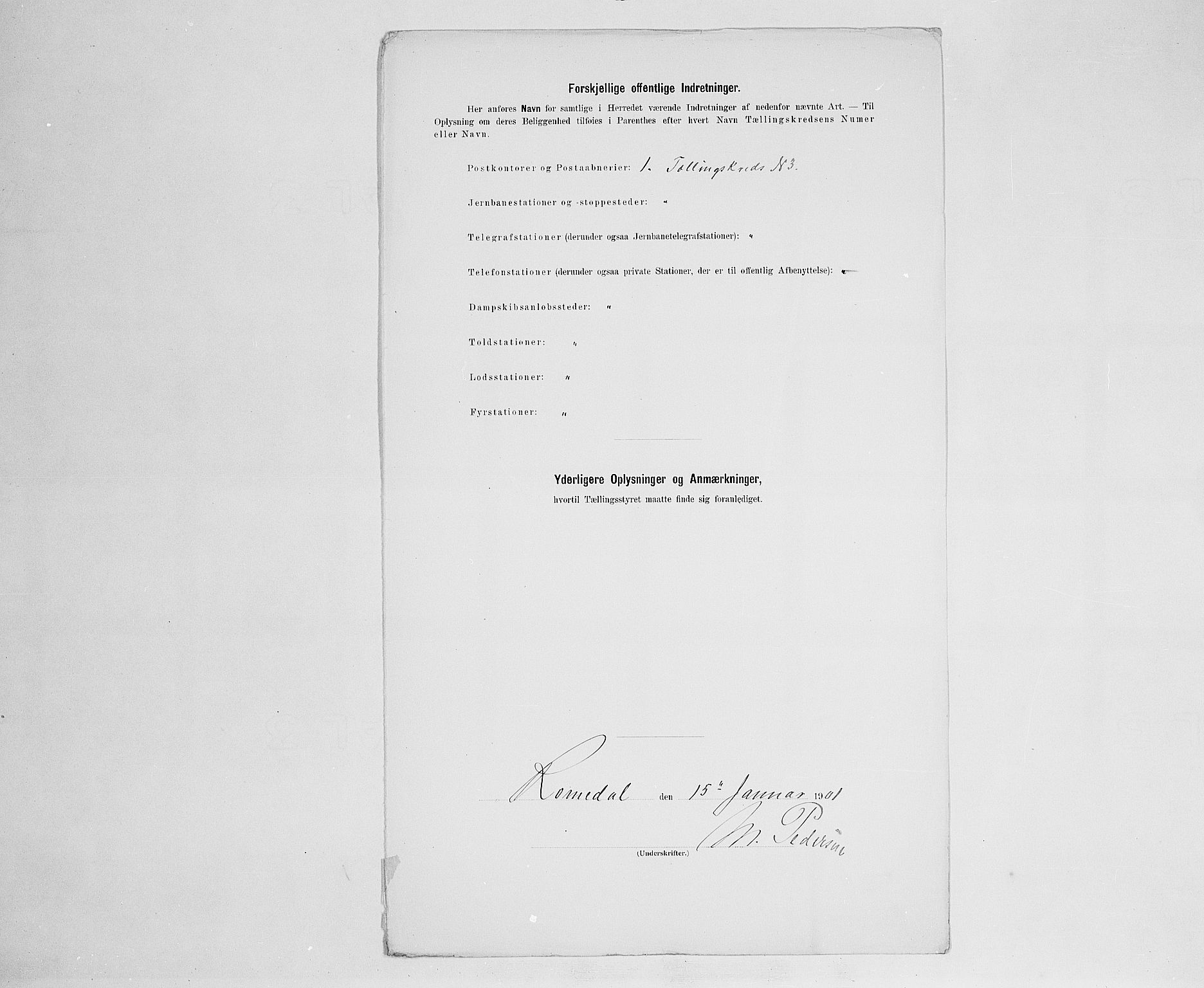 SAH, 1900 census for Romedal, 1900, p. 46