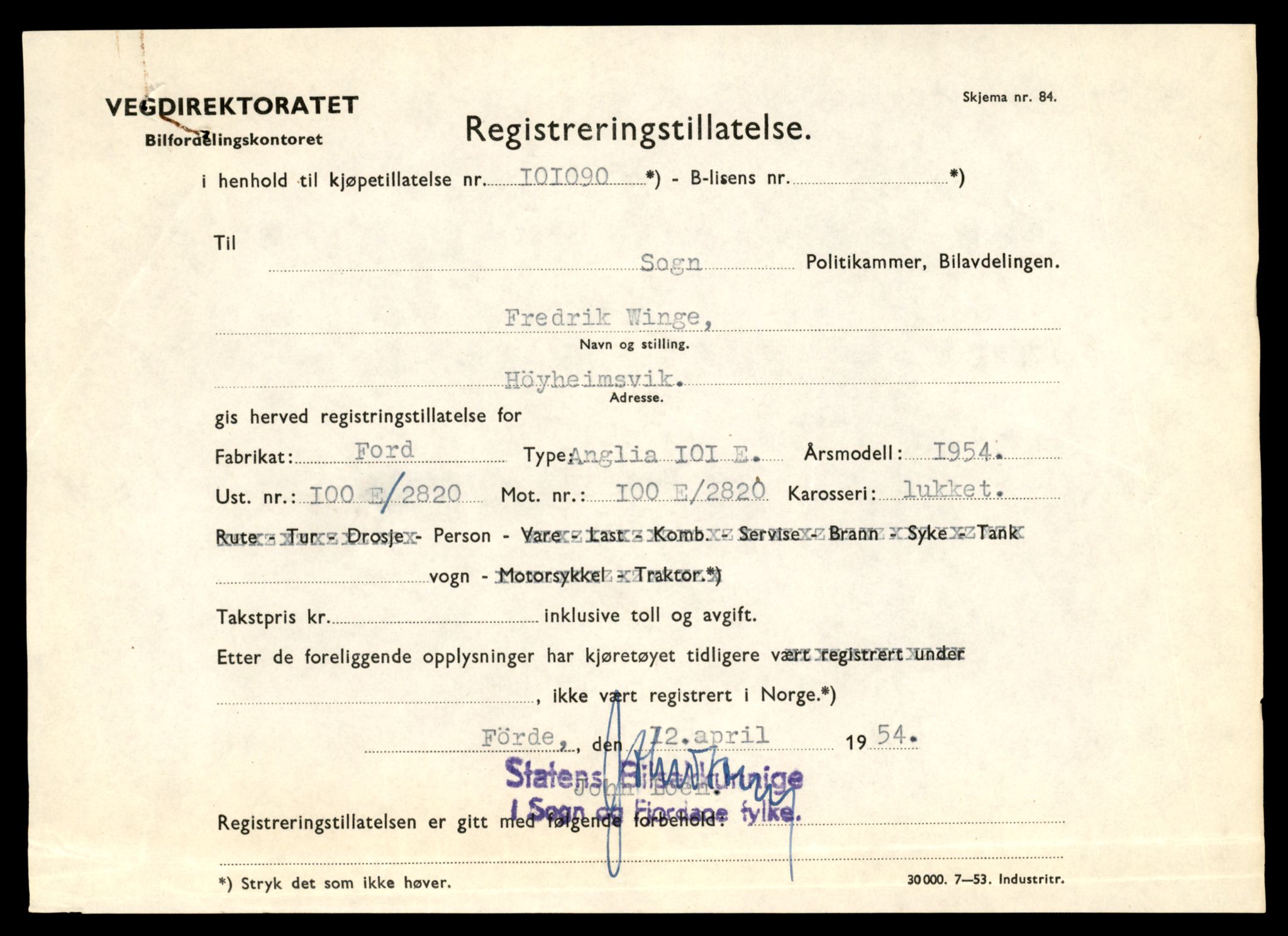 Møre og Romsdal vegkontor - Ålesund trafikkstasjon, AV/SAT-A-4099/F/Fe/L0049: Registreringskort for kjøretøy T 14864 - T 18613, 1927-1998, p. 373
