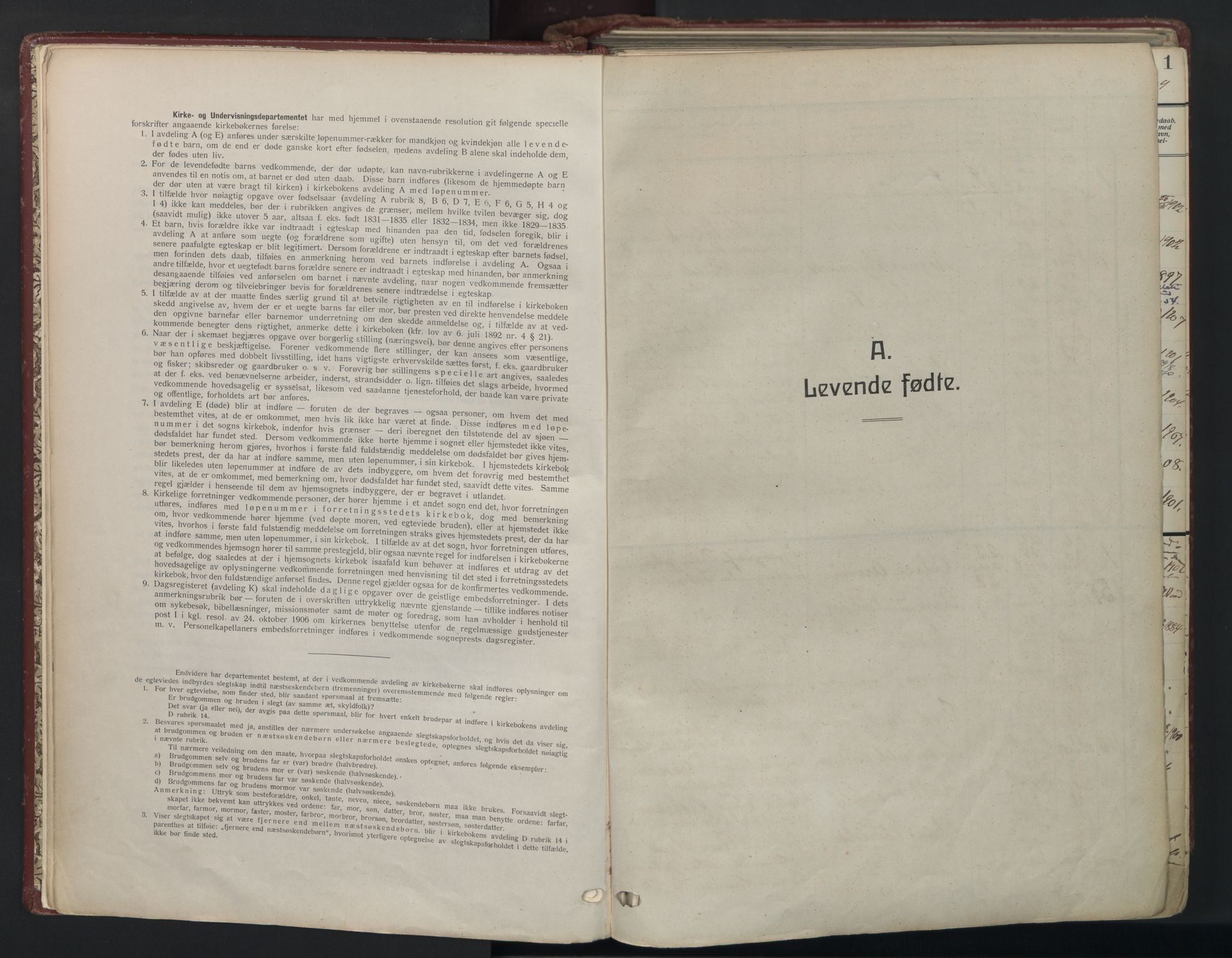 Petrus prestekontor Kirkebøker, SAO/A-10872/F/Fa/L0012: Parish register (official) no. 12, 1909-1936