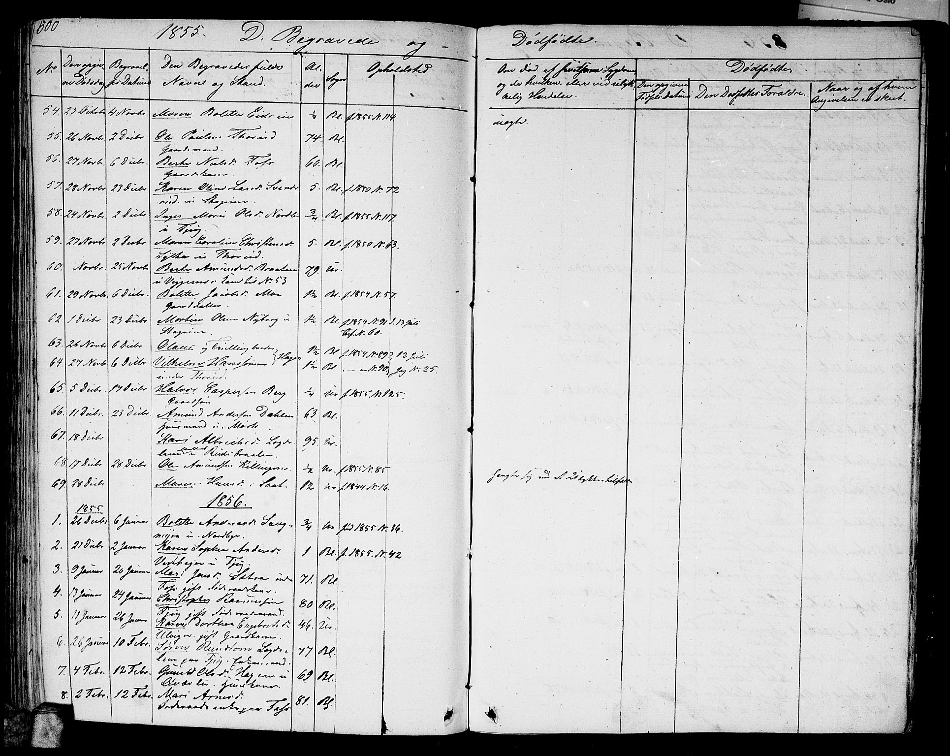 Aurskog prestekontor Kirkebøker, SAO/A-10304a/G/Ga/L0002: Parish register (copy) no. I 2, 1829-1857, p. 500