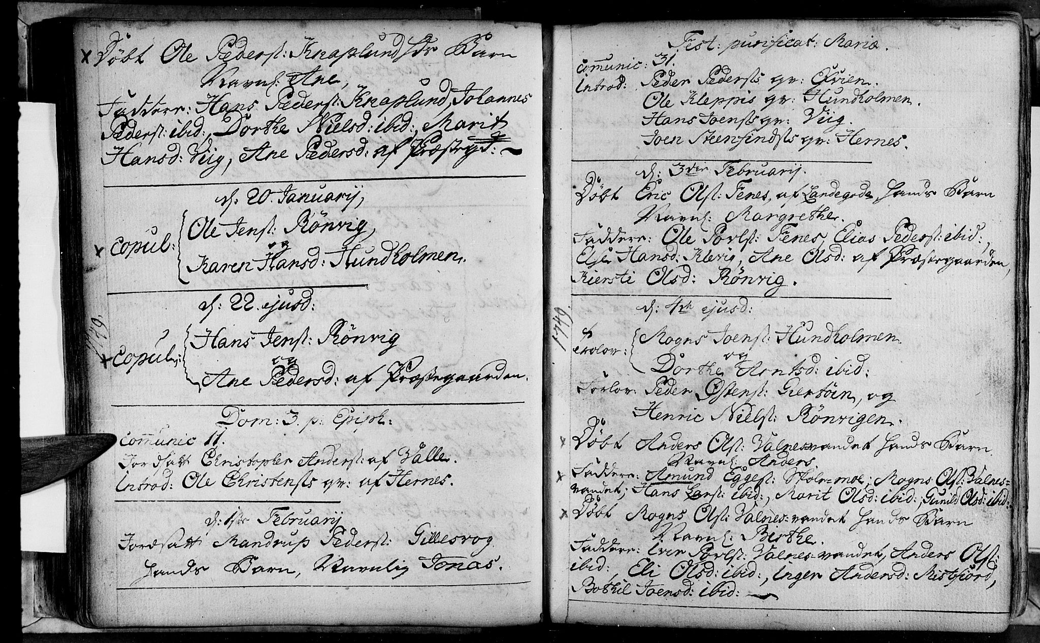 Ministerialprotokoller, klokkerbøker og fødselsregistre - Nordland, AV/SAT-A-1459/801/L0002: Parish register (official) no. 801A02, 1744-1761