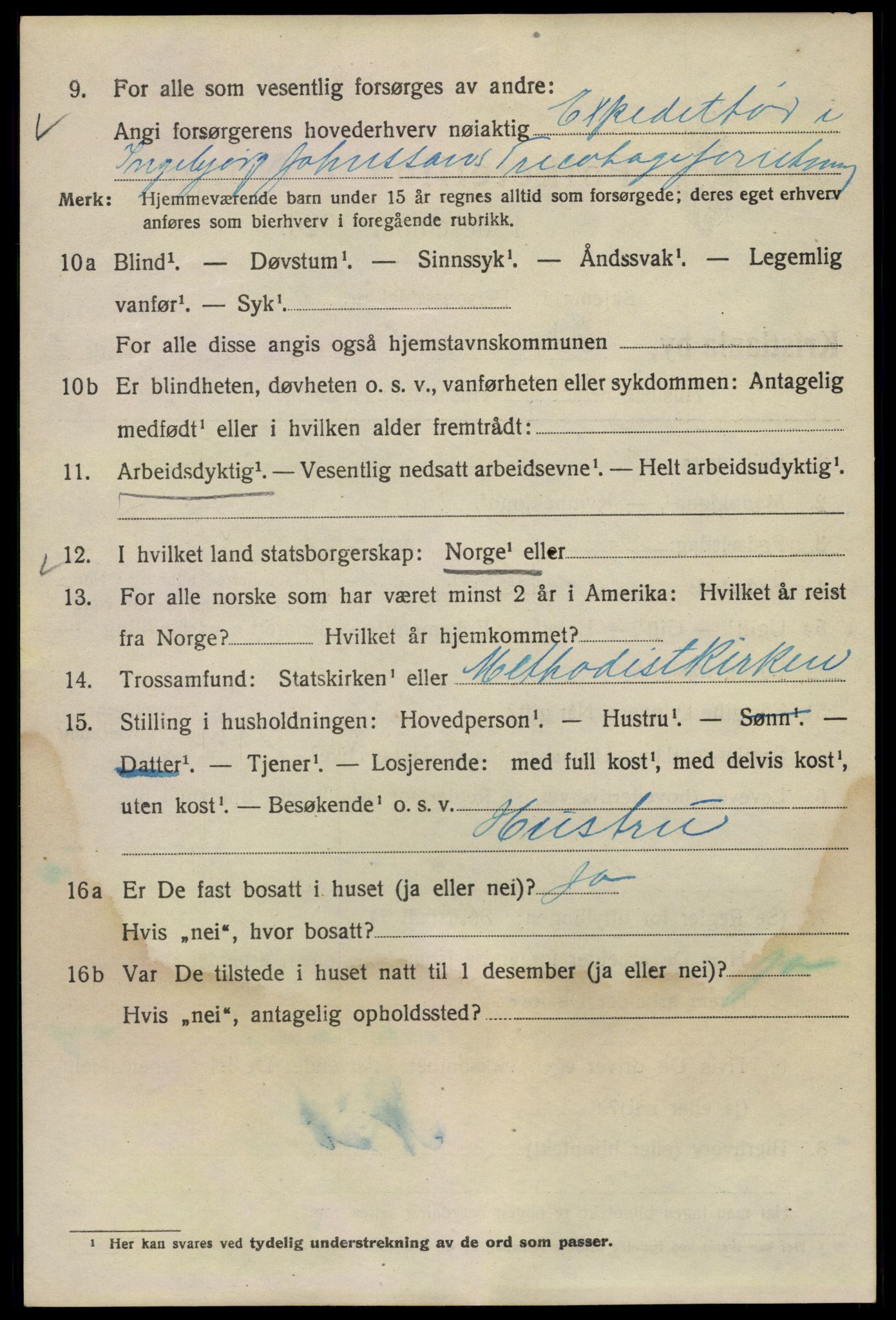 SAO, 1920 census for Kristiania, 1920, p. 657770