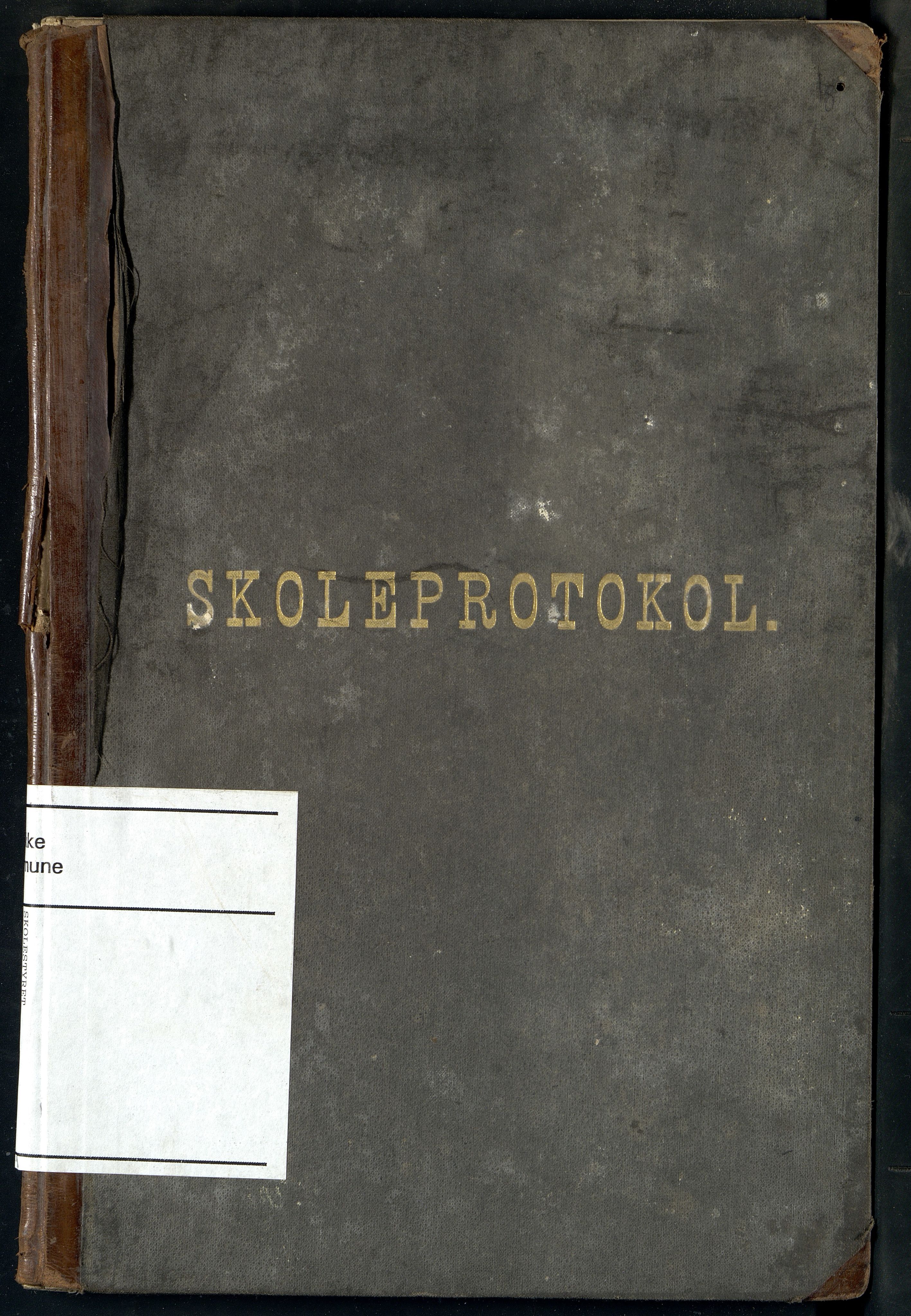 Bakke kommune - Signesminde Skole, ARKSOR/1004BA553/H/L0001: Skoleprotokoll, 1899-1908