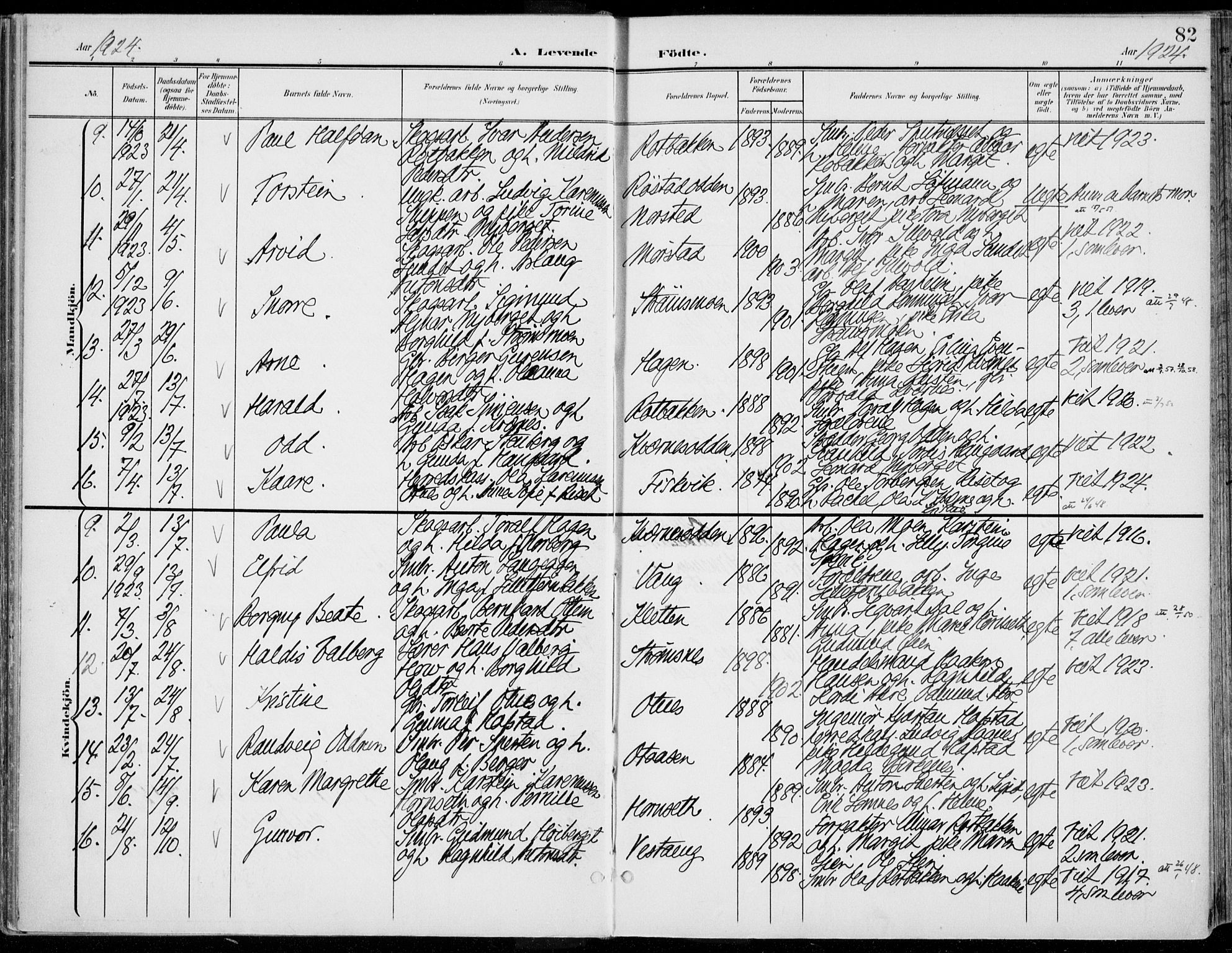 Rendalen prestekontor, AV/SAH-PREST-054/H/Ha/Haa/L0011: Parish register (official) no. 11, 1901-1925, p. 82