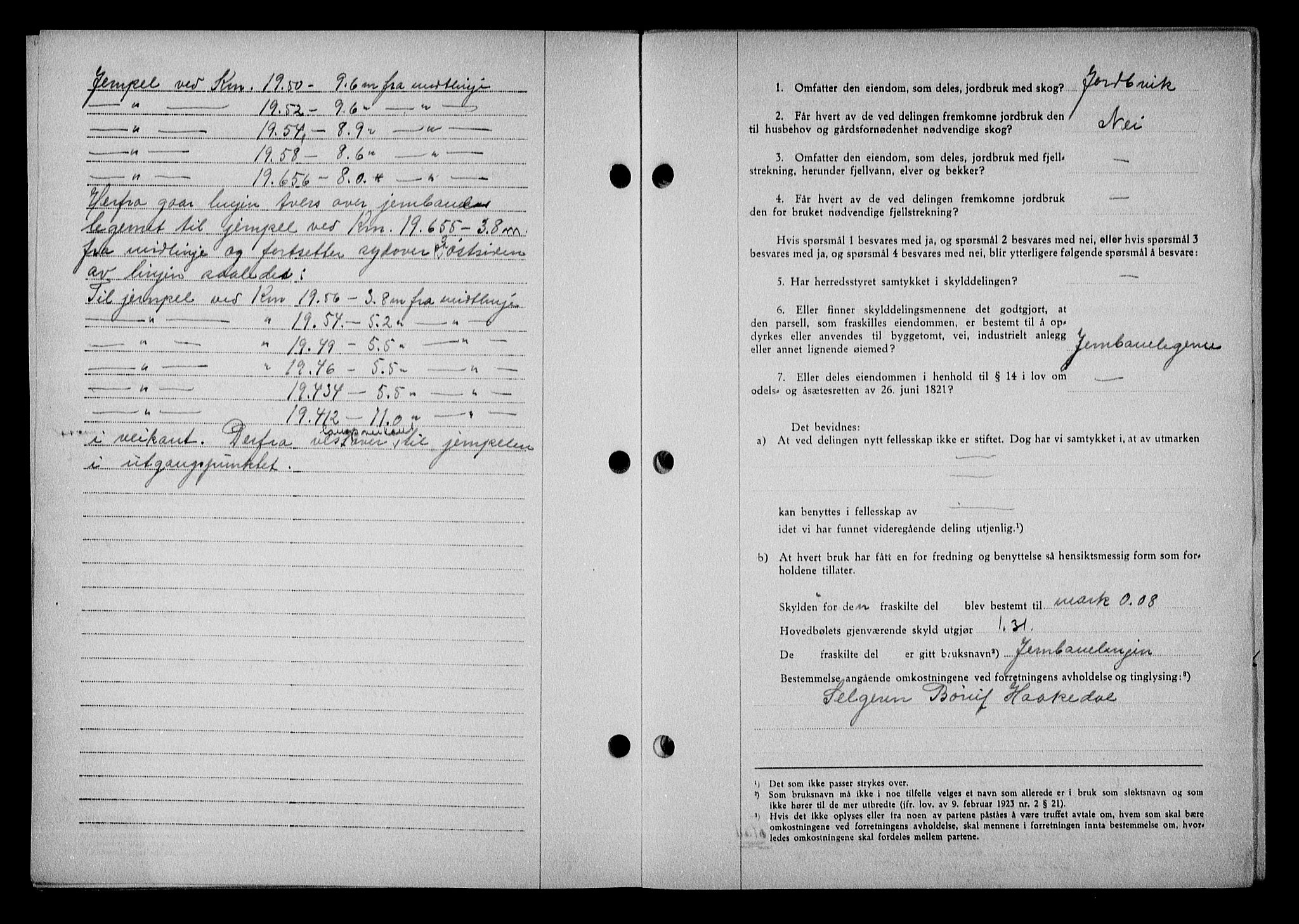 Nedenes sorenskriveri, AV/SAK-1221-0006/G/Gb/Gba/L0050: Mortgage book no. A-IV, 1942-1943, Diary no: : 603/1943