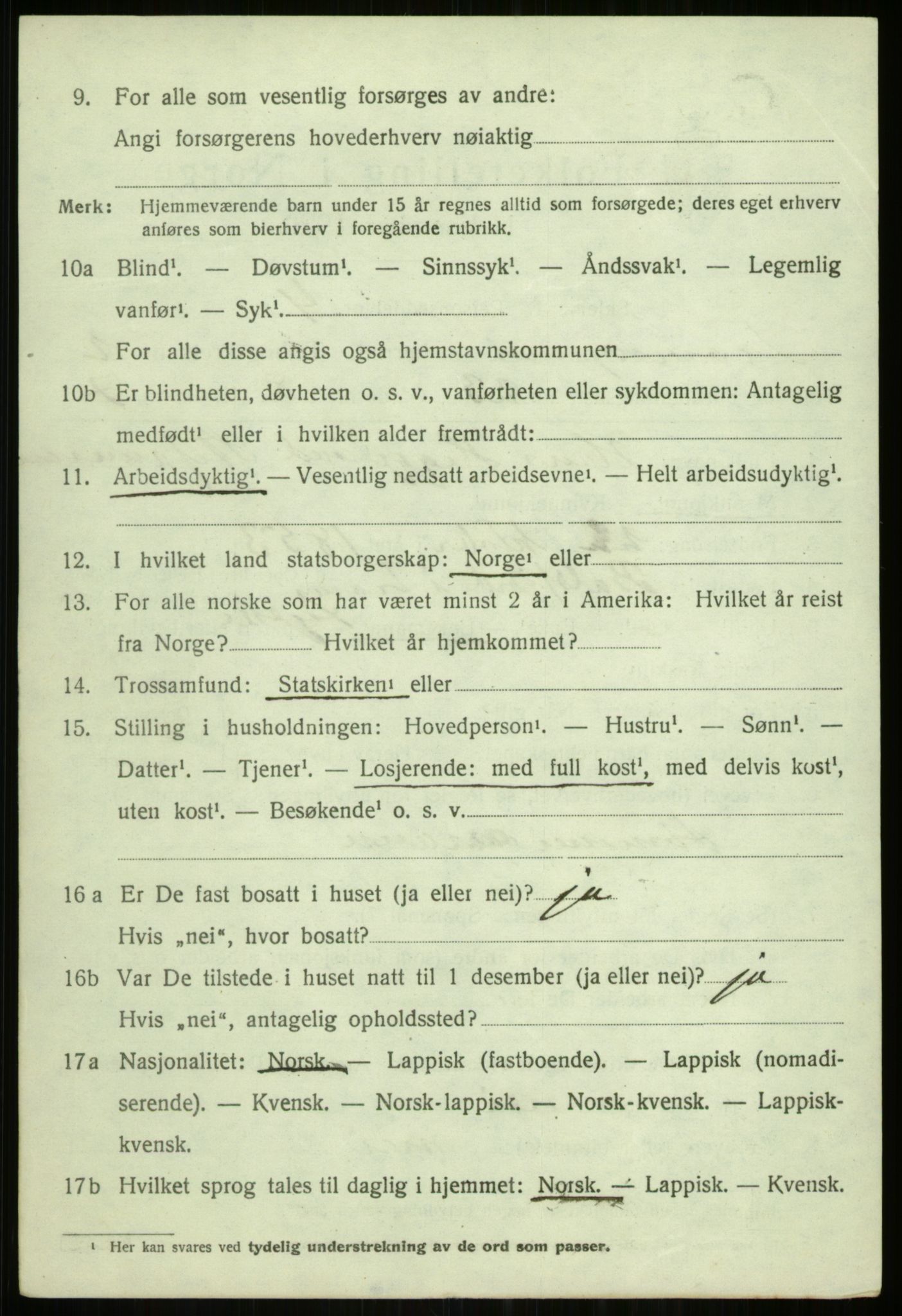 SATØ, 1920 census for Tromsøysund, 1920, p. 2683