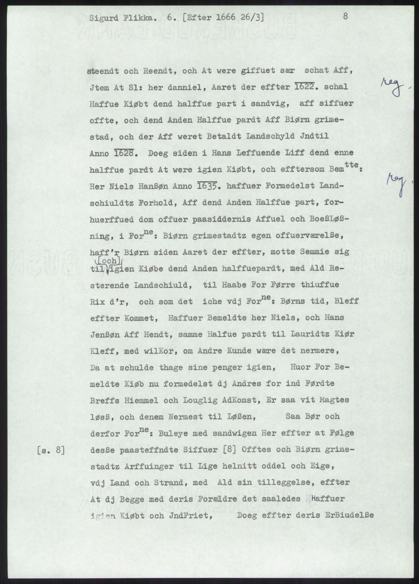 Samlinger til kildeutgivelse, Diplomavskriftsamlingen, AV/RA-EA-4053/H/Ha, p. 1123