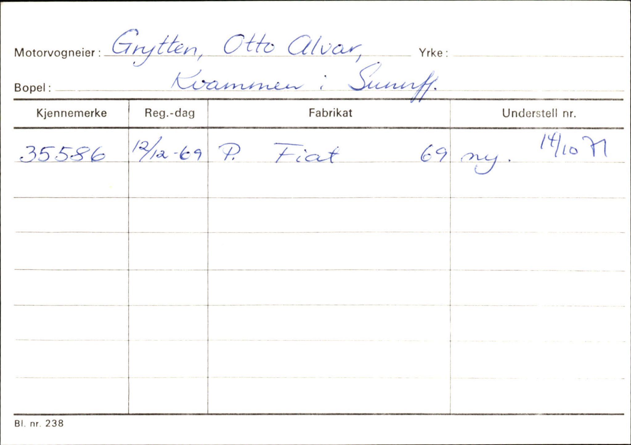 Statens vegvesen, Sogn og Fjordane vegkontor, AV/SAB-A-5301/4/F/L0132: Eigarregister Askvoll A-Å. Balestrand A-Å, 1945-1975, p. 459