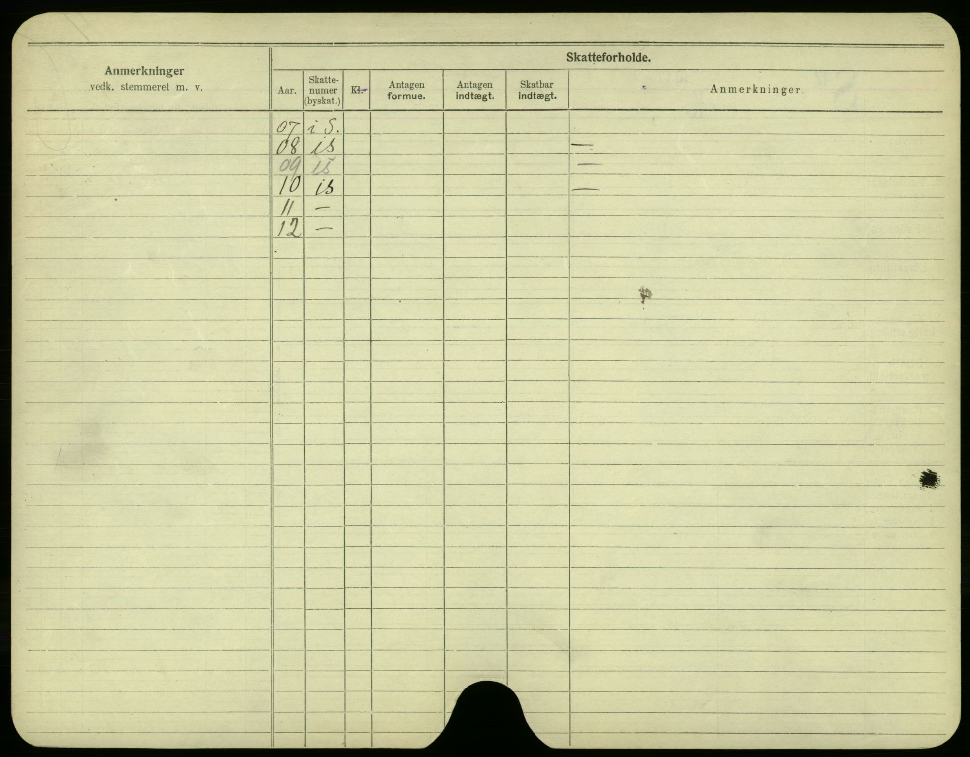 Oslo folkeregister, Registerkort, AV/SAO-A-11715/F/Fa/Fac/L0002: Menn, 1906-1914, p. 1177b