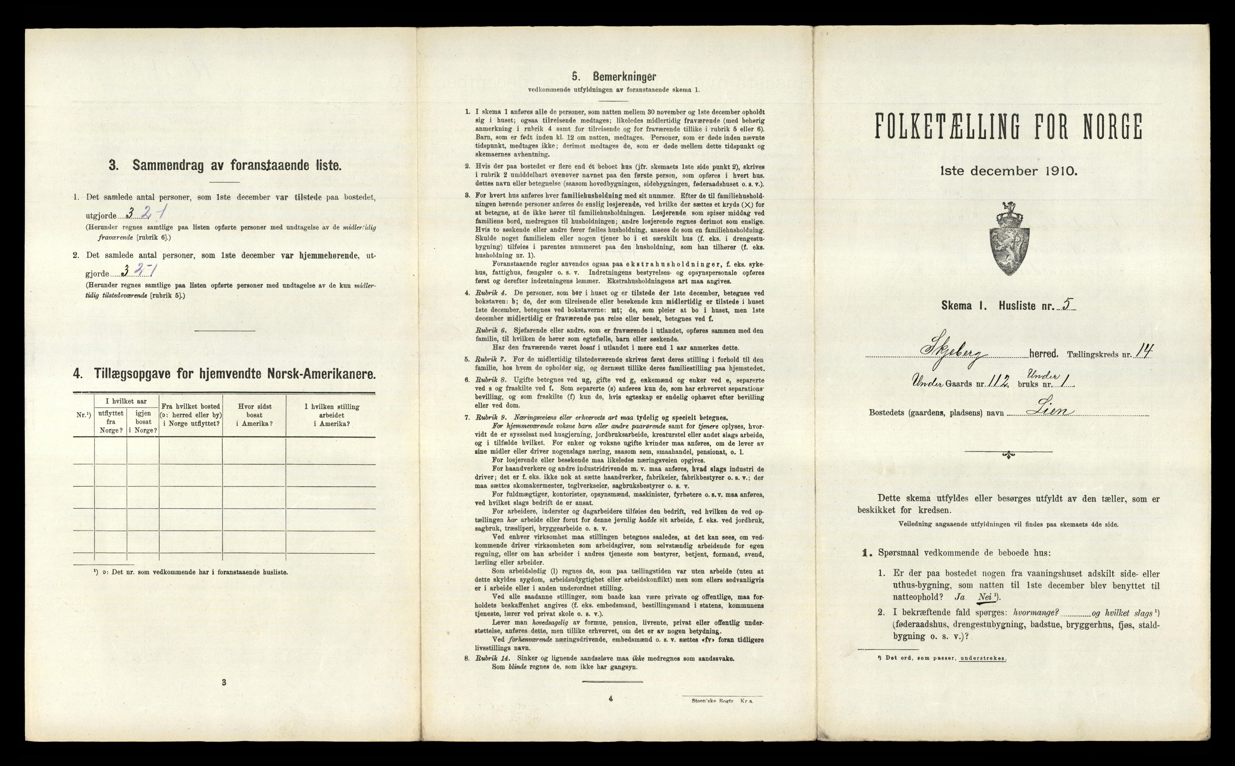 RA, 1910 census for Skjeberg, 1910, p. 1822
