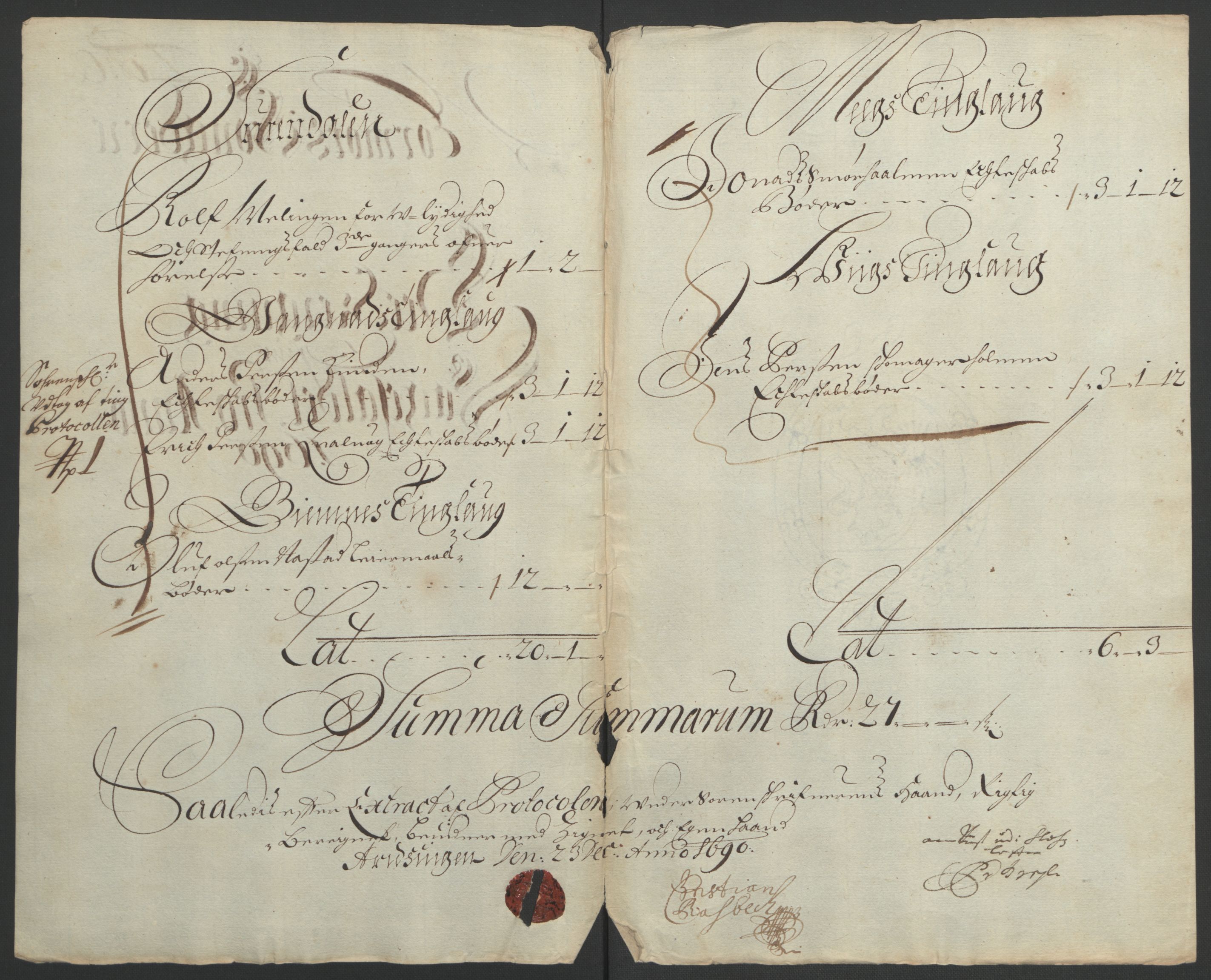 Rentekammeret inntil 1814, Reviderte regnskaper, Fogderegnskap, RA/EA-4092/R56/L3734: Fogderegnskap Nordmøre, 1690-1691, p. 203