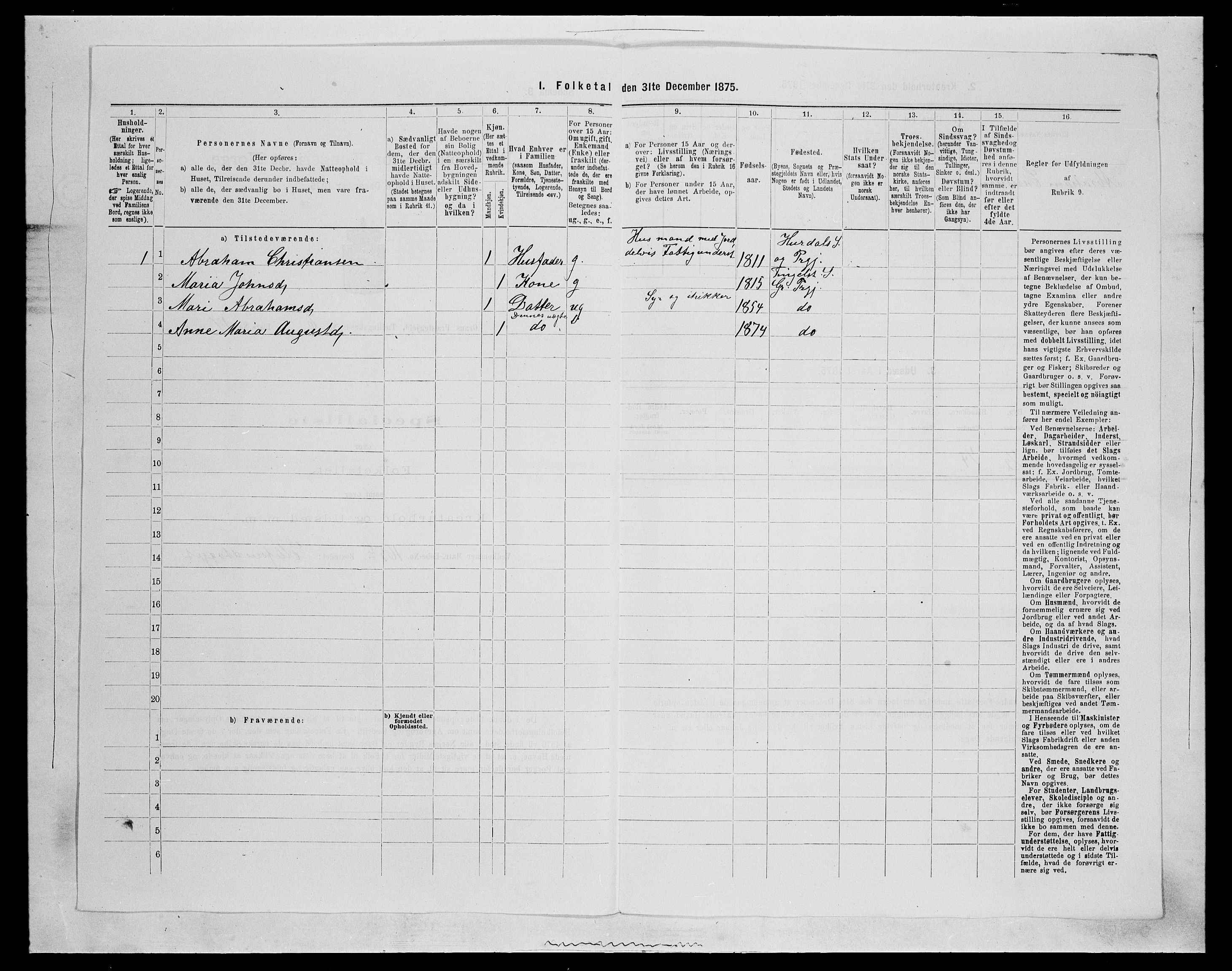 SAH, 1875 census for 0534P Gran, 1875, p. 1054