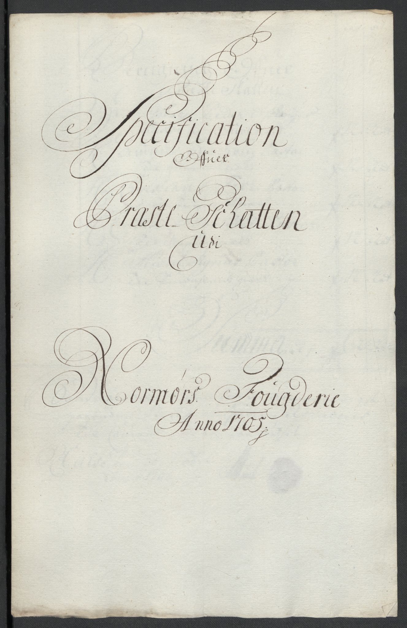 Rentekammeret inntil 1814, Reviderte regnskaper, Fogderegnskap, RA/EA-4092/R56/L3741: Fogderegnskap Nordmøre, 1705, p. 85