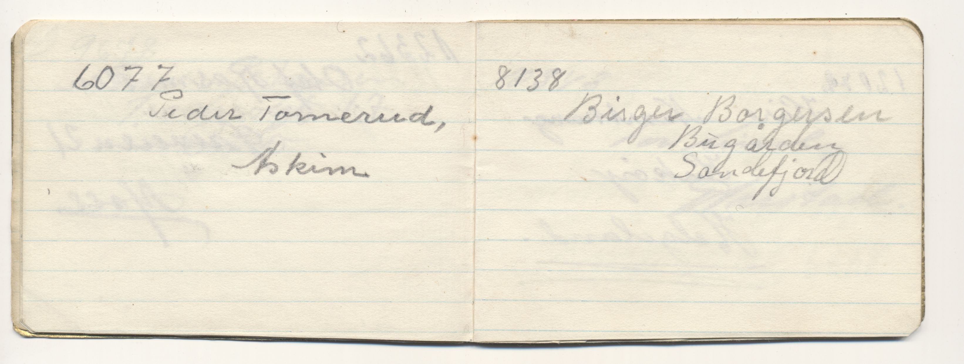 Falstadsenteret, dokumentsamling, FSM/A-001/F/L0494: Fredriksen, Ragna (f. 1922) og Gunnar (f. 1921), 1944-1945