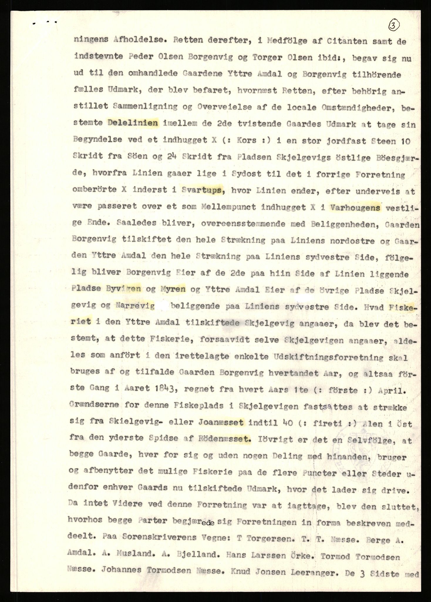 Statsarkivet i Stavanger, AV/SAST-A-101971/03/Y/Yj/L0002: Avskrifter sortert etter gårdsnavn: Amdal indre - Askeland, 1750-1930, p. 25