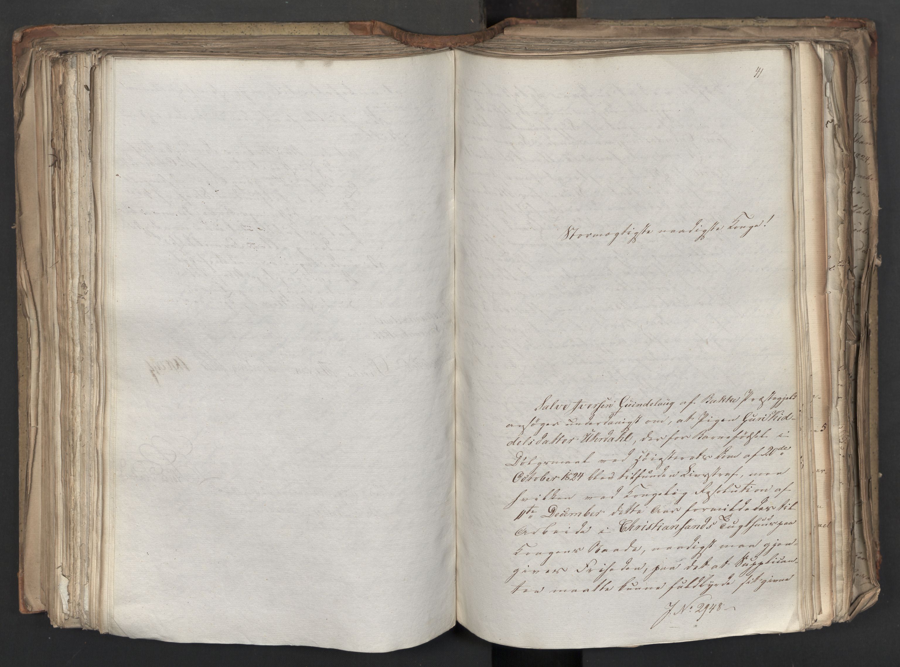 Statsrådsavdelingen i Stockholm, AV/RA-S-1003/D/Da/L0044: Regjeringsinnstillinger nr. 2846-3066, 1825, p. 293