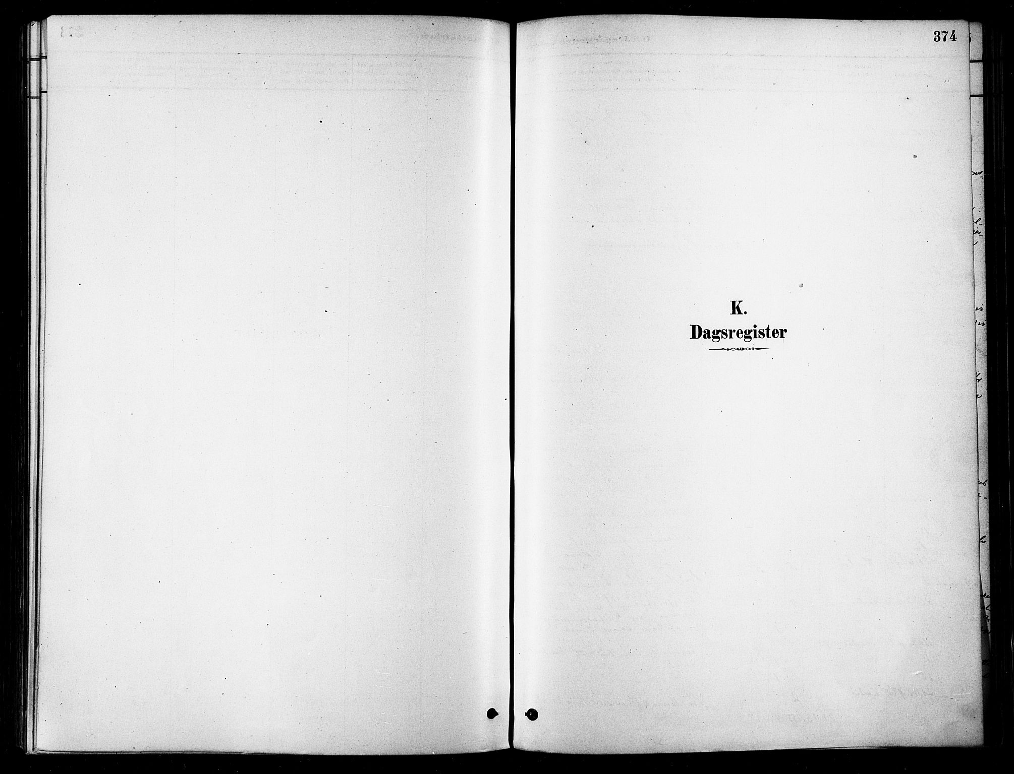 Karlsøy sokneprestembete, SATØ/S-1299/H/Ha/Haa/L0006kirke: Parish register (official) no. 6, 1879-1890, p. 374