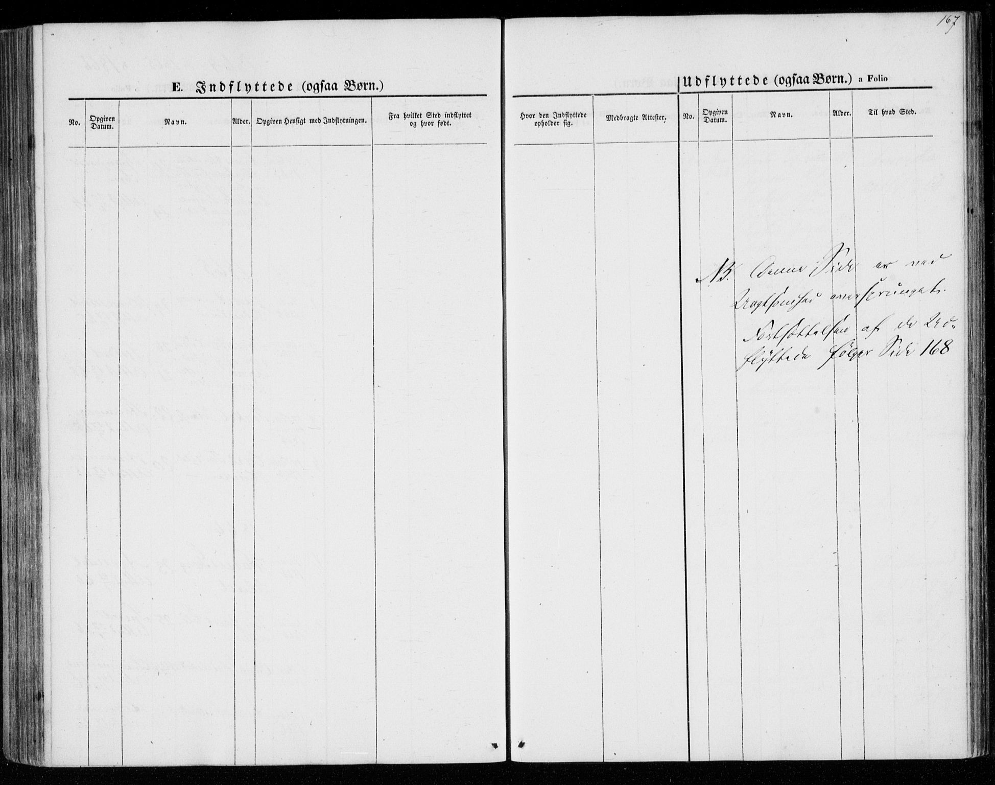 Lyngdal sokneprestkontor, SAK/1111-0029/F/Fa/Faa/L0002: Parish register (official) no. A 2, 1858-1870, p. 167