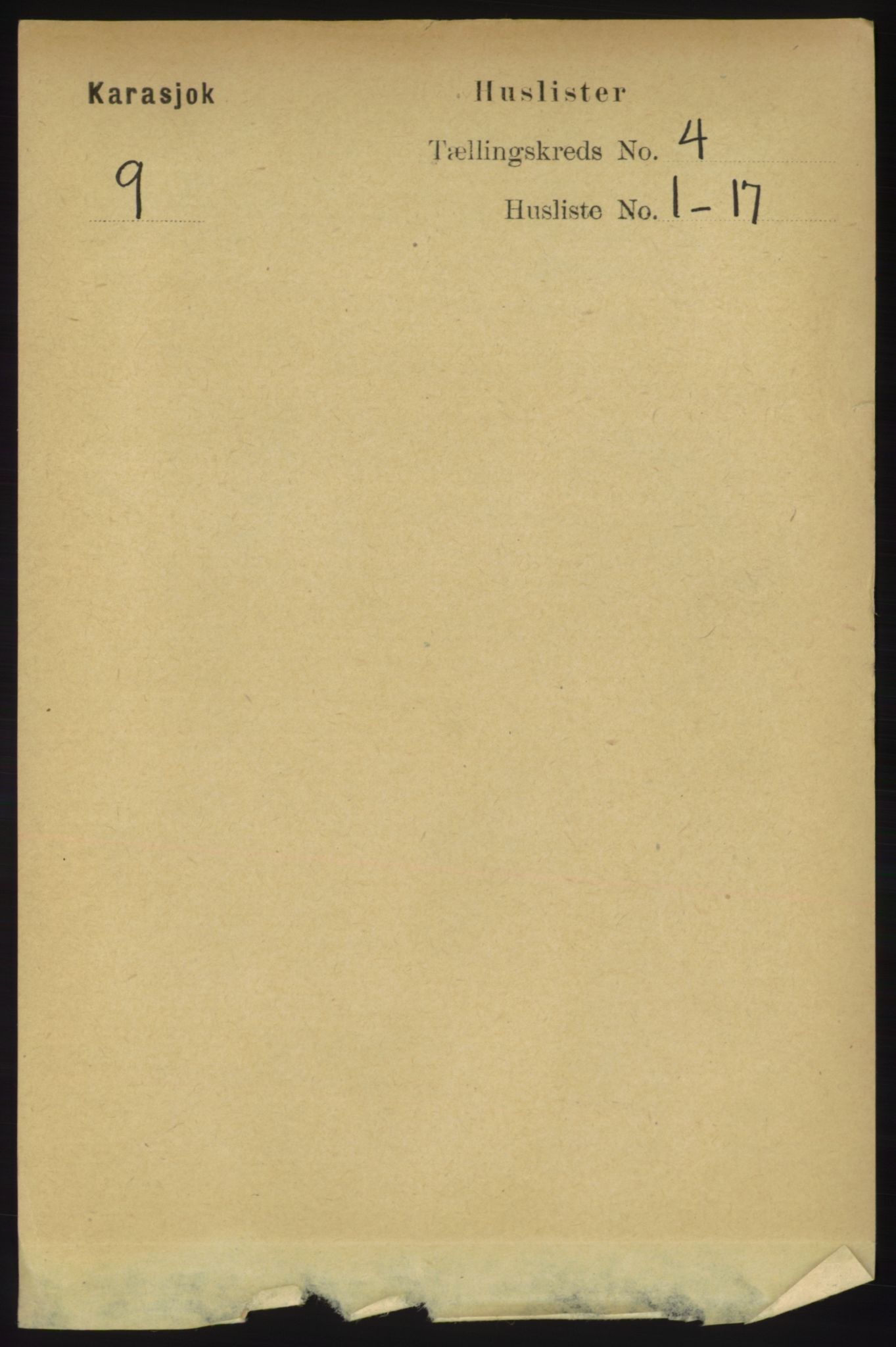 RA, 1891 census for 2021 Karasjok, 1891, p. 674