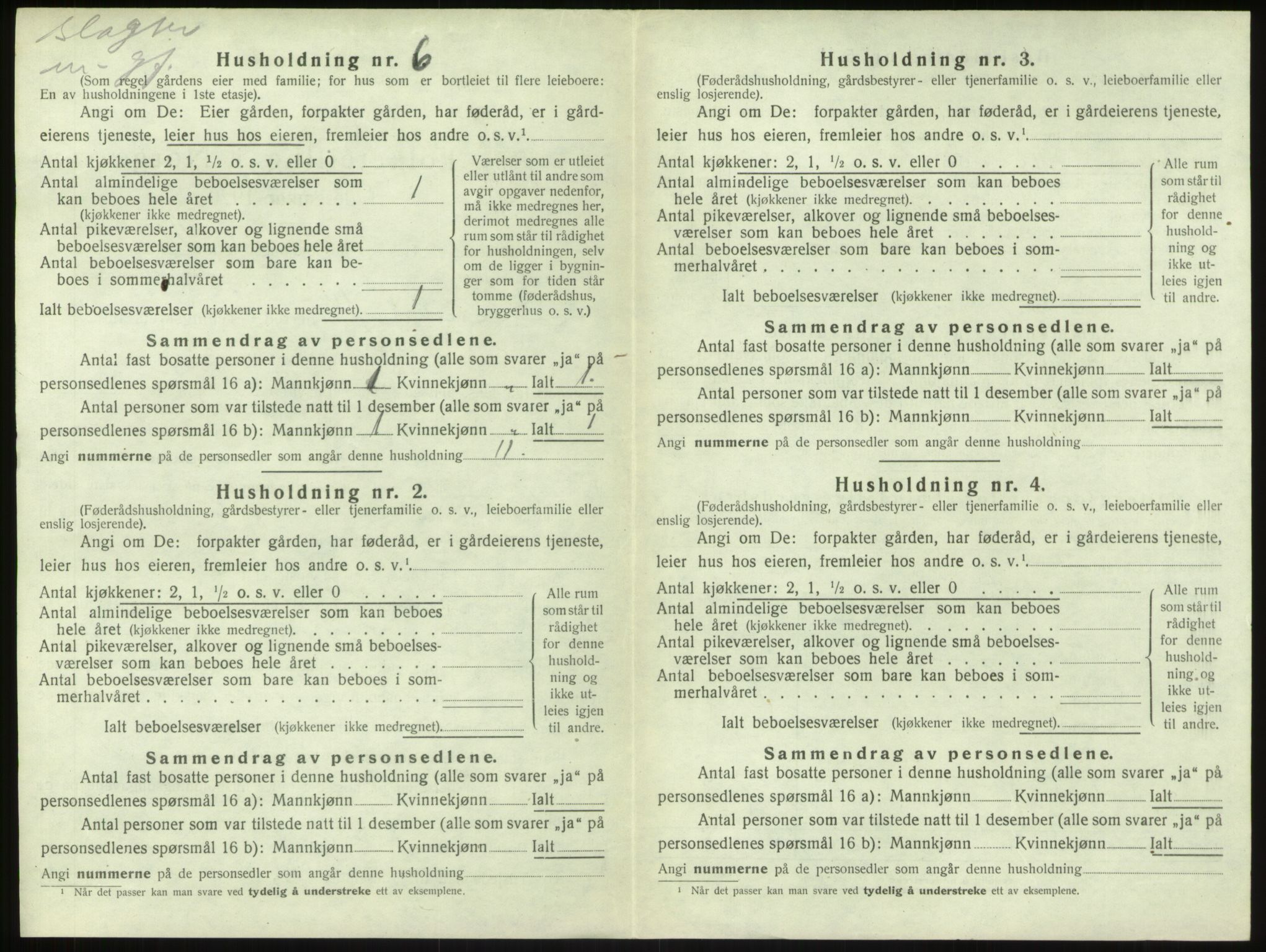 SAB, 1920 census for Sogndal, 1920, p. 598