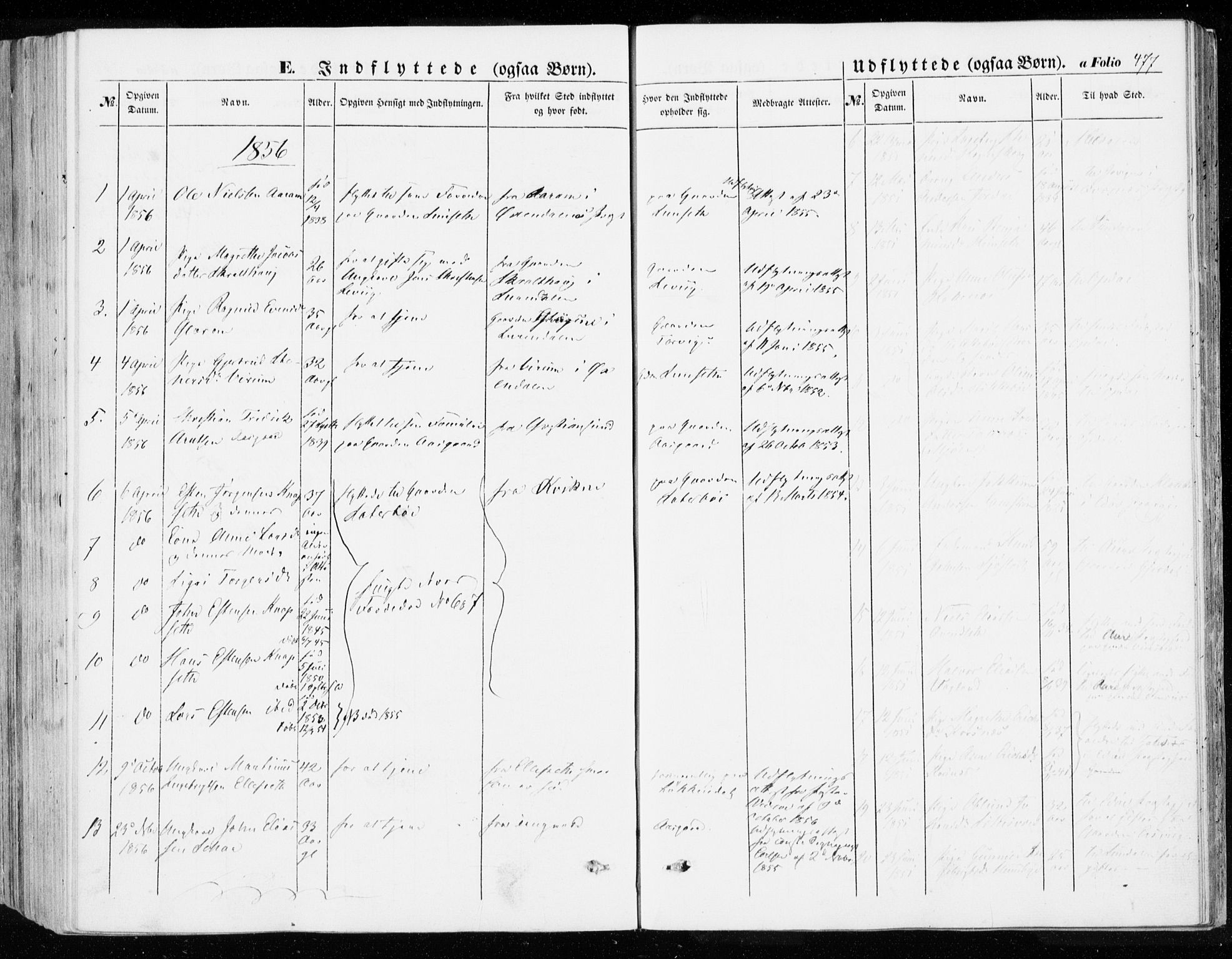 Ministerialprotokoller, klokkerbøker og fødselsregistre - Møre og Romsdal, AV/SAT-A-1454/592/L1026: Parish register (official) no. 592A04, 1849-1867, p. 477