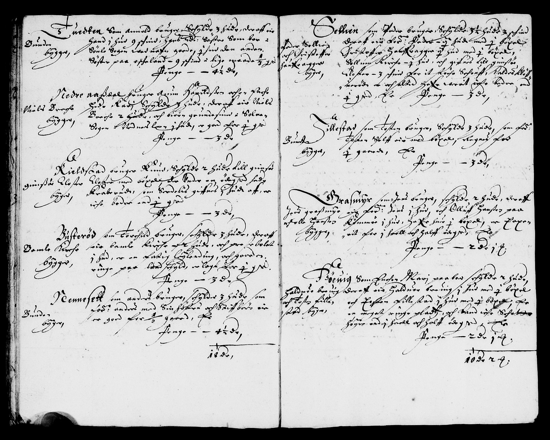 Rentekammeret inntil 1814, Reviderte regnskaper, Lensregnskaper, AV/RA-EA-5023/R/Rb/Rbp/L0035: Bratsberg len, 1648-1650