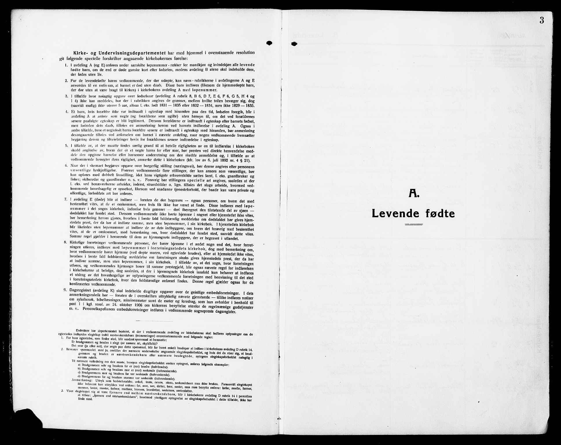Ministerialprotokoller, klokkerbøker og fødselsregistre - Nordland, SAT/A-1459/880/L1142: Parish register (copy) no. 880C04, 1913-1930, p. 3