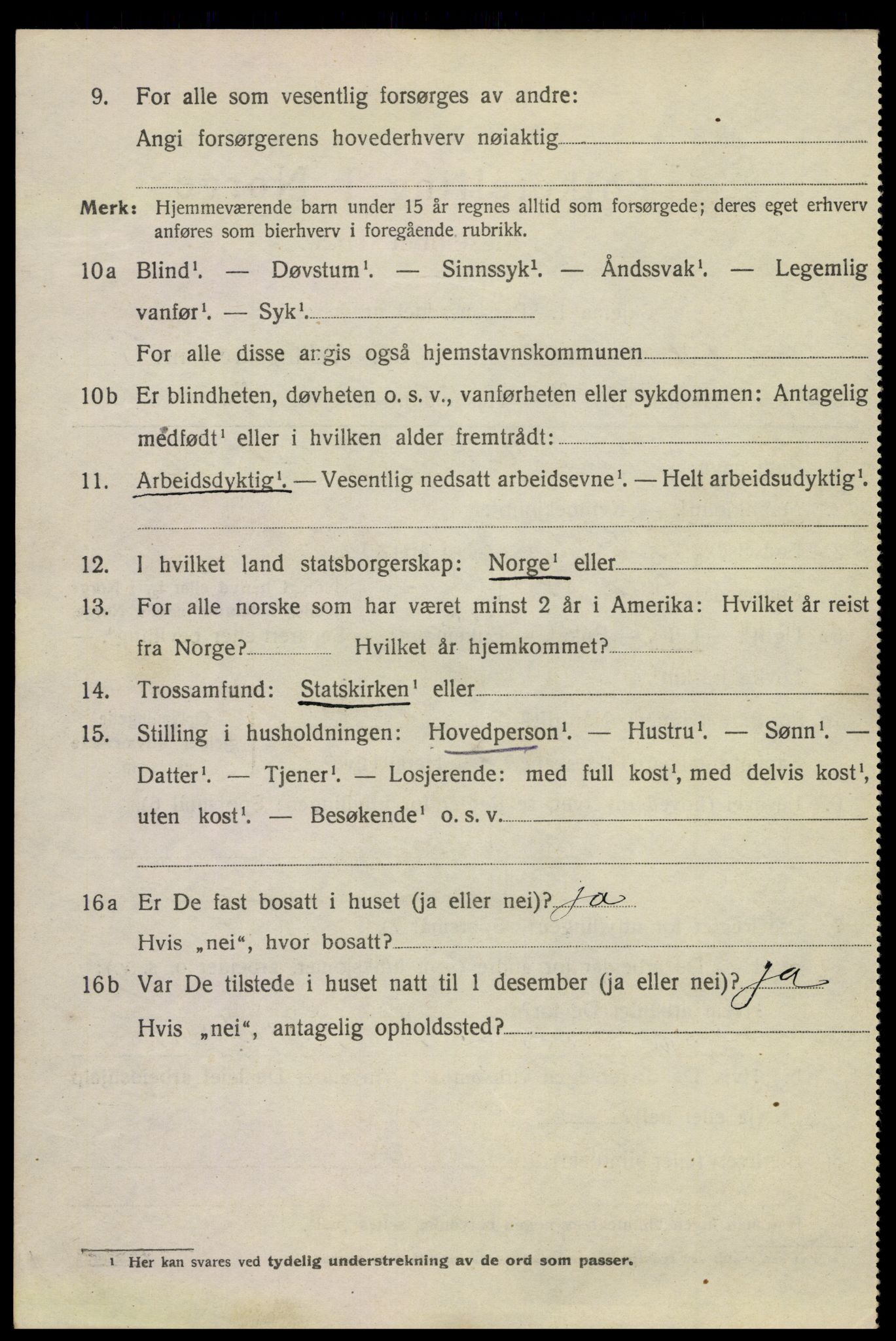 SAKO, 1920 census for Kragerø, 1920, p. 12002