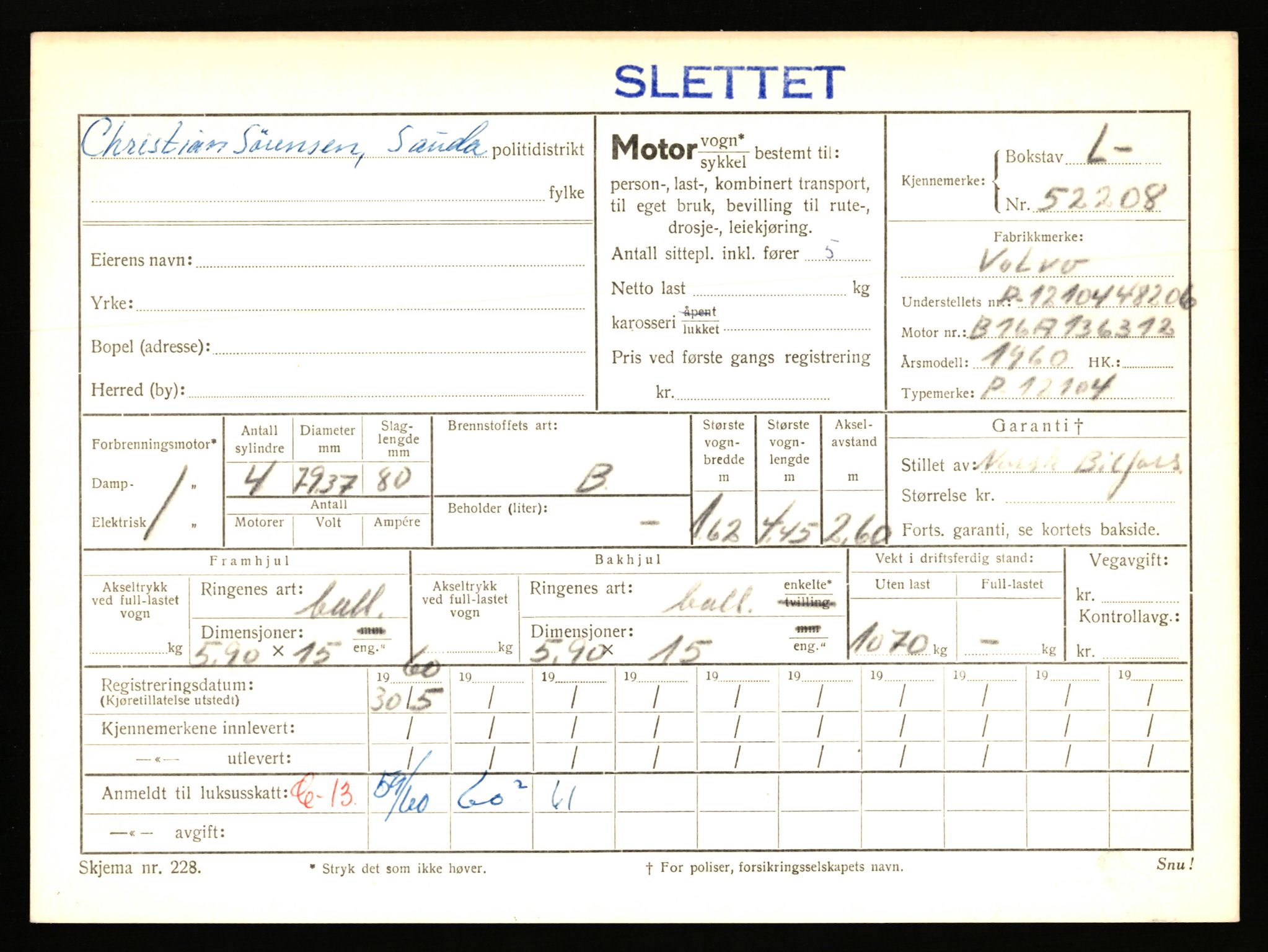 Stavanger trafikkstasjon, AV/SAST-A-101942/0/F/L0052: L-52100 - L-52899, 1930-1971, p. 283