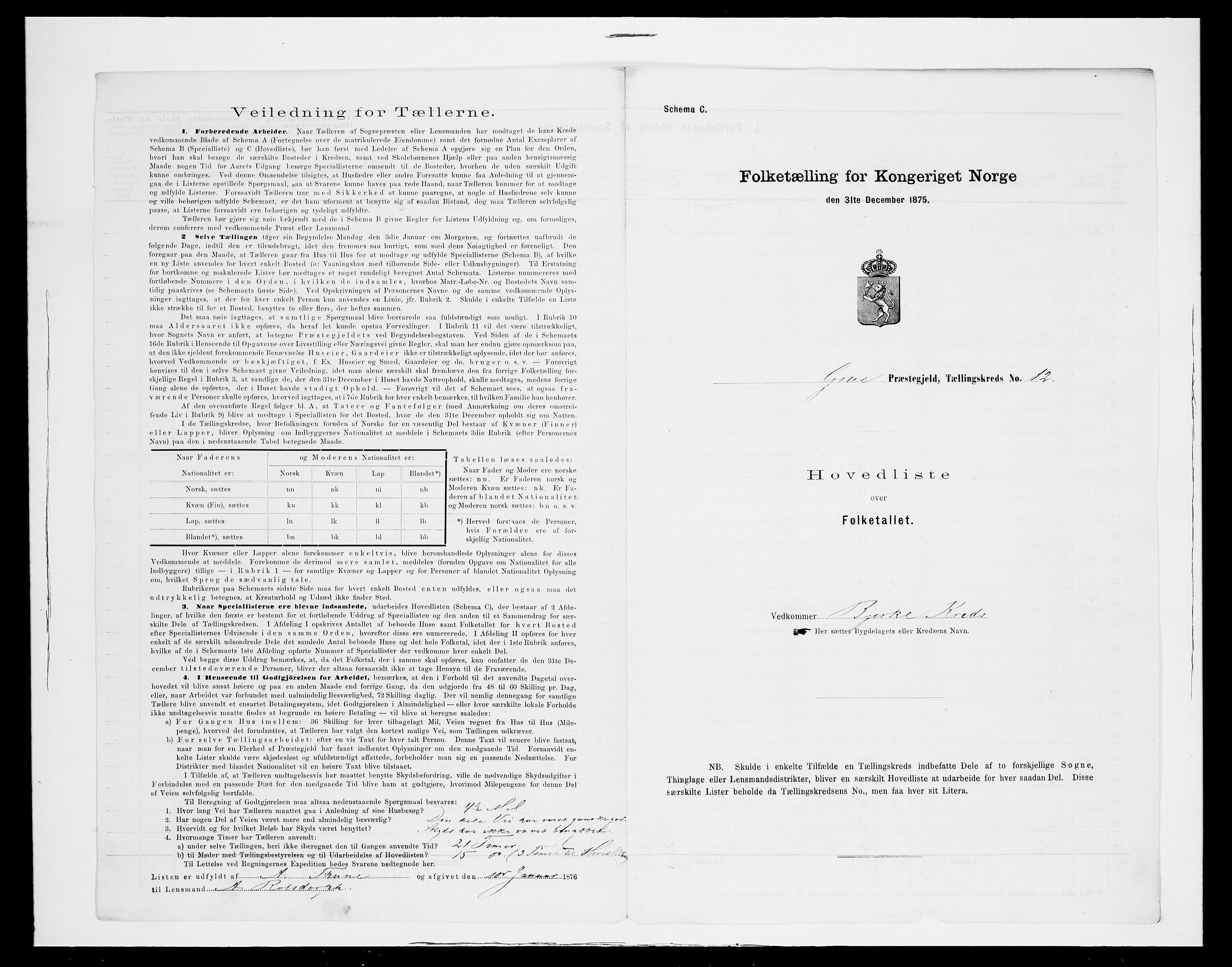 SAH, 1875 census for 0423P Grue, 1875, p. 59