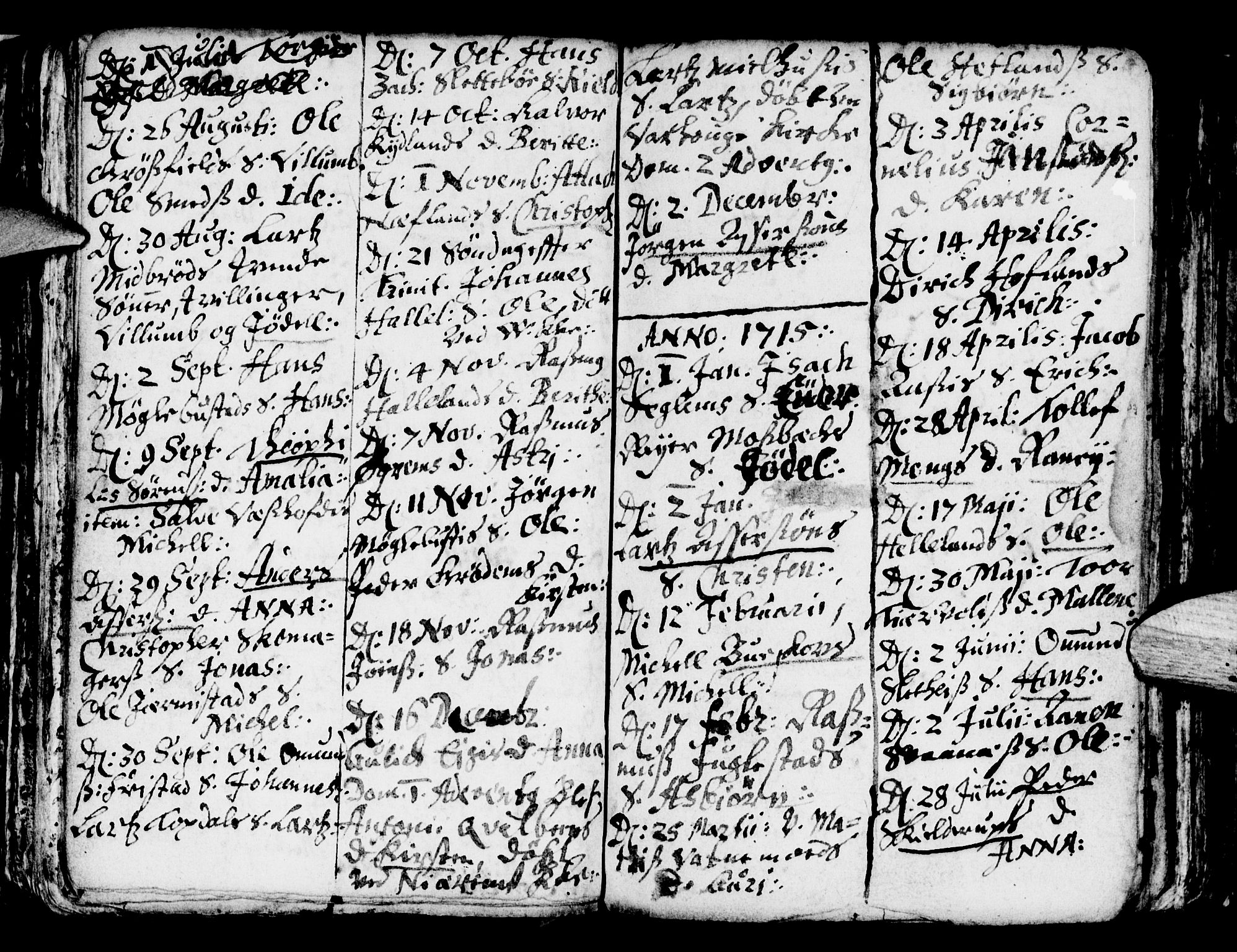 Eigersund sokneprestkontor, AV/SAST-A-101807/S08/L0001: Parish register (official) no. A 1, 1664-1717