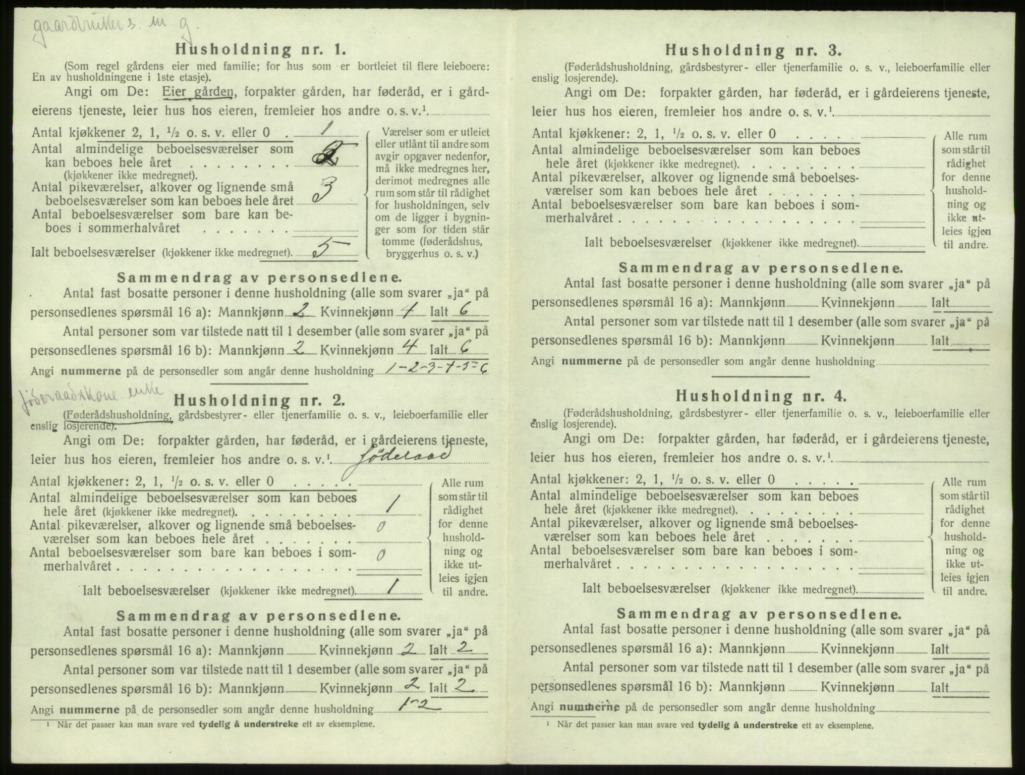 SAB, 1920 census for Kyrkjebø, 1920, p. 99