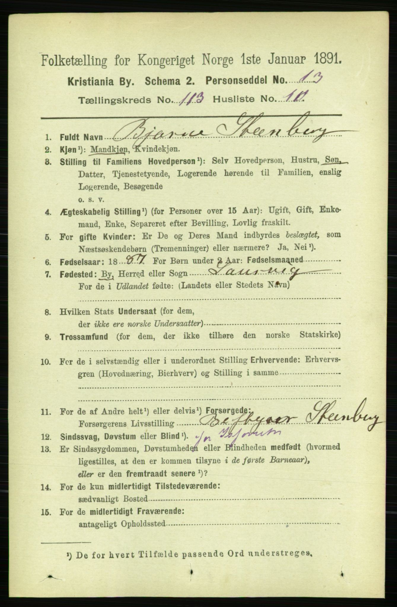 RA, 1891 census for 0301 Kristiania, 1891, p. 60241