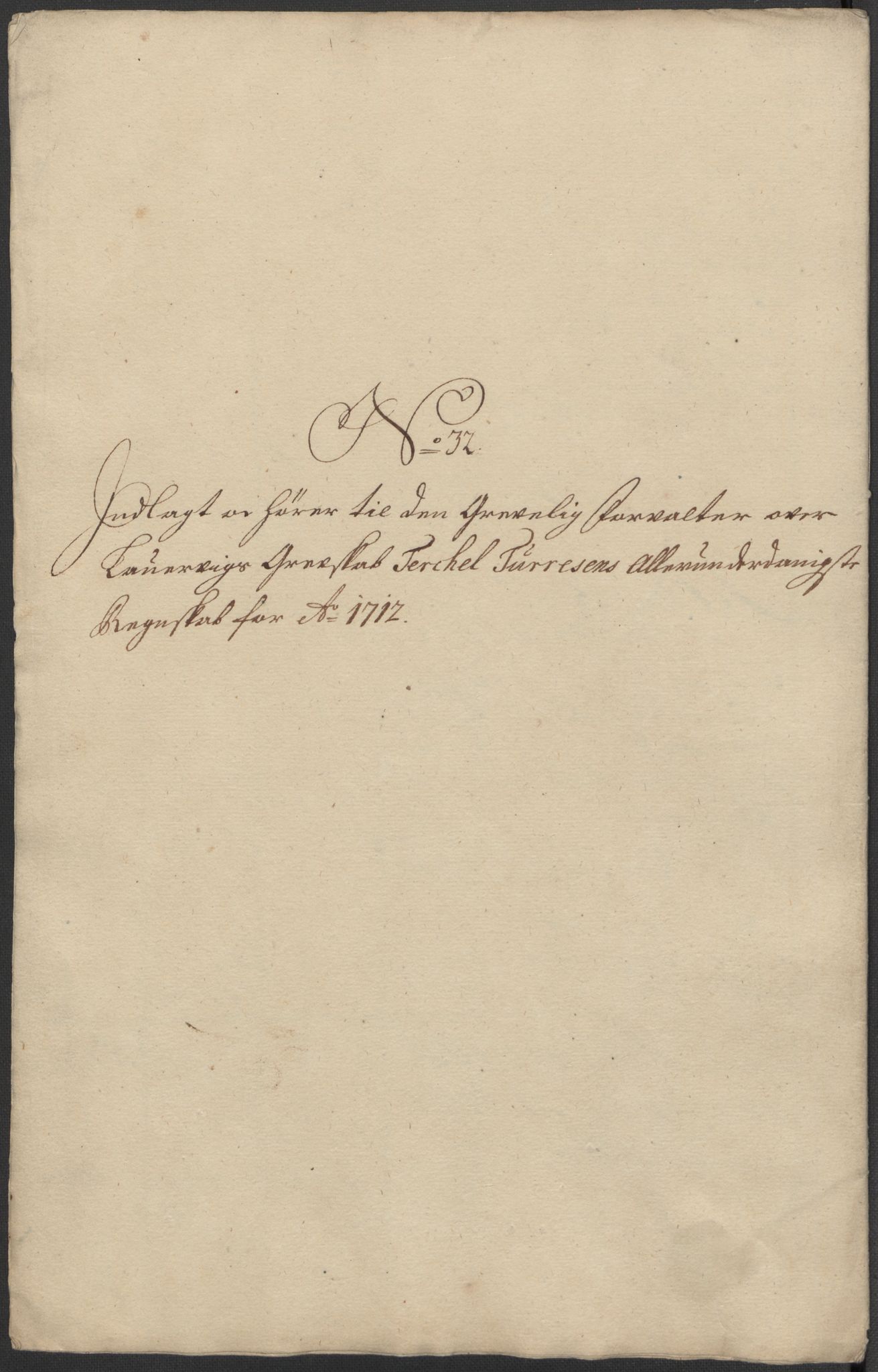 Rentekammeret inntil 1814, Reviderte regnskaper, Fogderegnskap, RA/EA-4092/R33/L1984: Fogderegnskap Larvik grevskap, 1712, p. 260