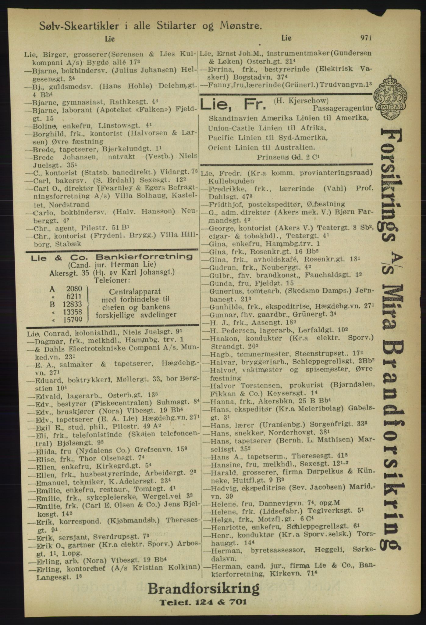 Kristiania/Oslo adressebok, PUBL/-, 1918, p. 996