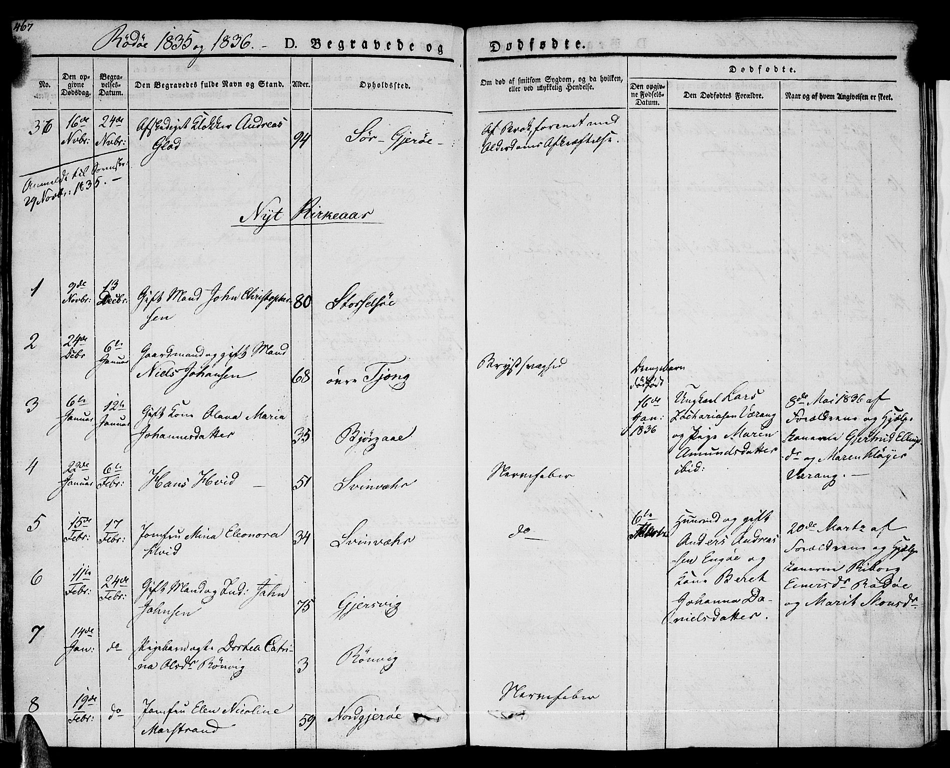 Ministerialprotokoller, klokkerbøker og fødselsregistre - Nordland, SAT/A-1459/841/L0600: Parish register (official) no. 841A07 /1, 1825-1844, p. 467