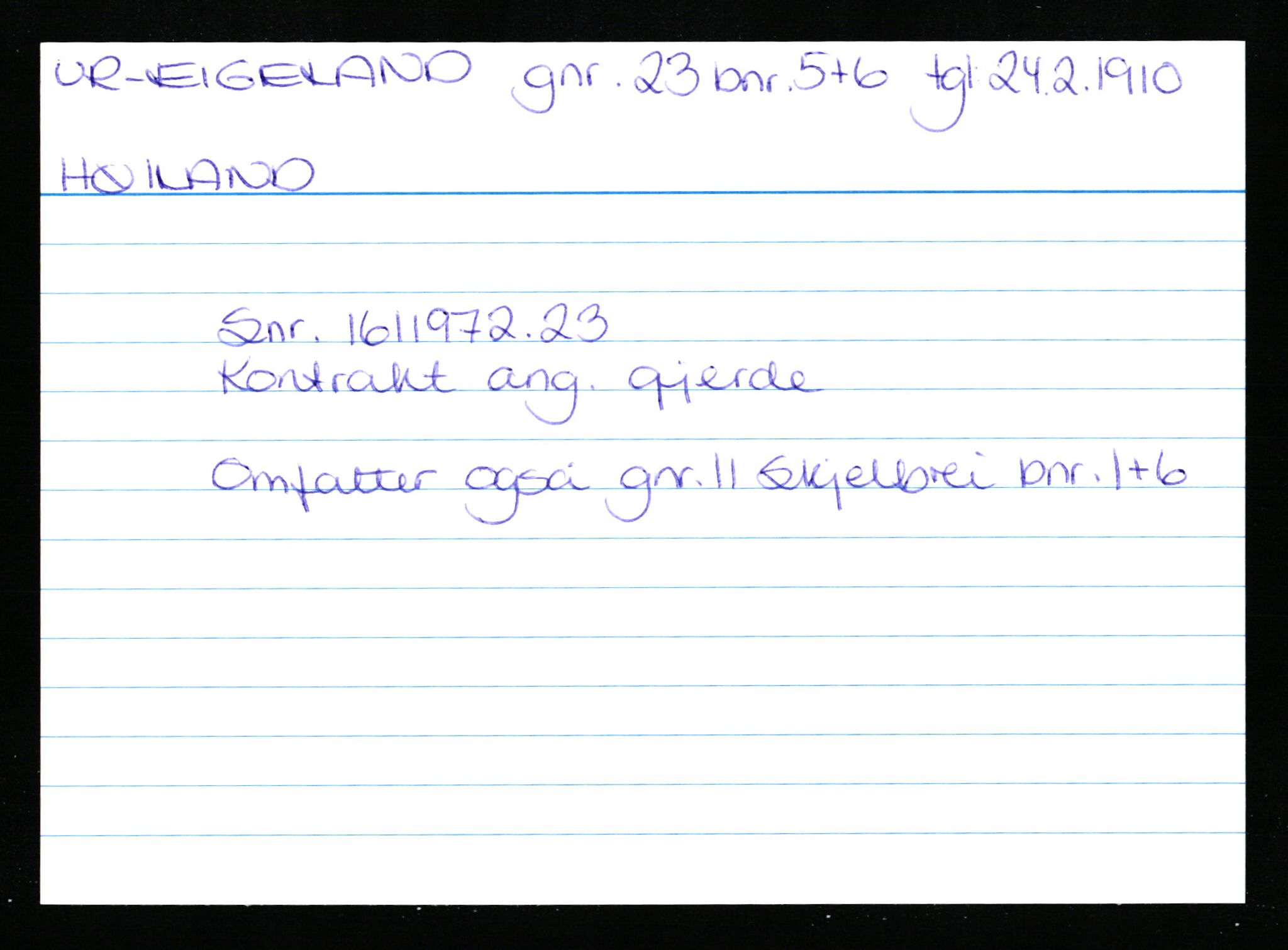 Statsarkivet i Stavanger, AV/SAST-A-101971/03/Y/Yk/L0043: Registerkort sortert etter gårdsnavn: Tysvær - Vanvik indre, 1750-1930, p. 434