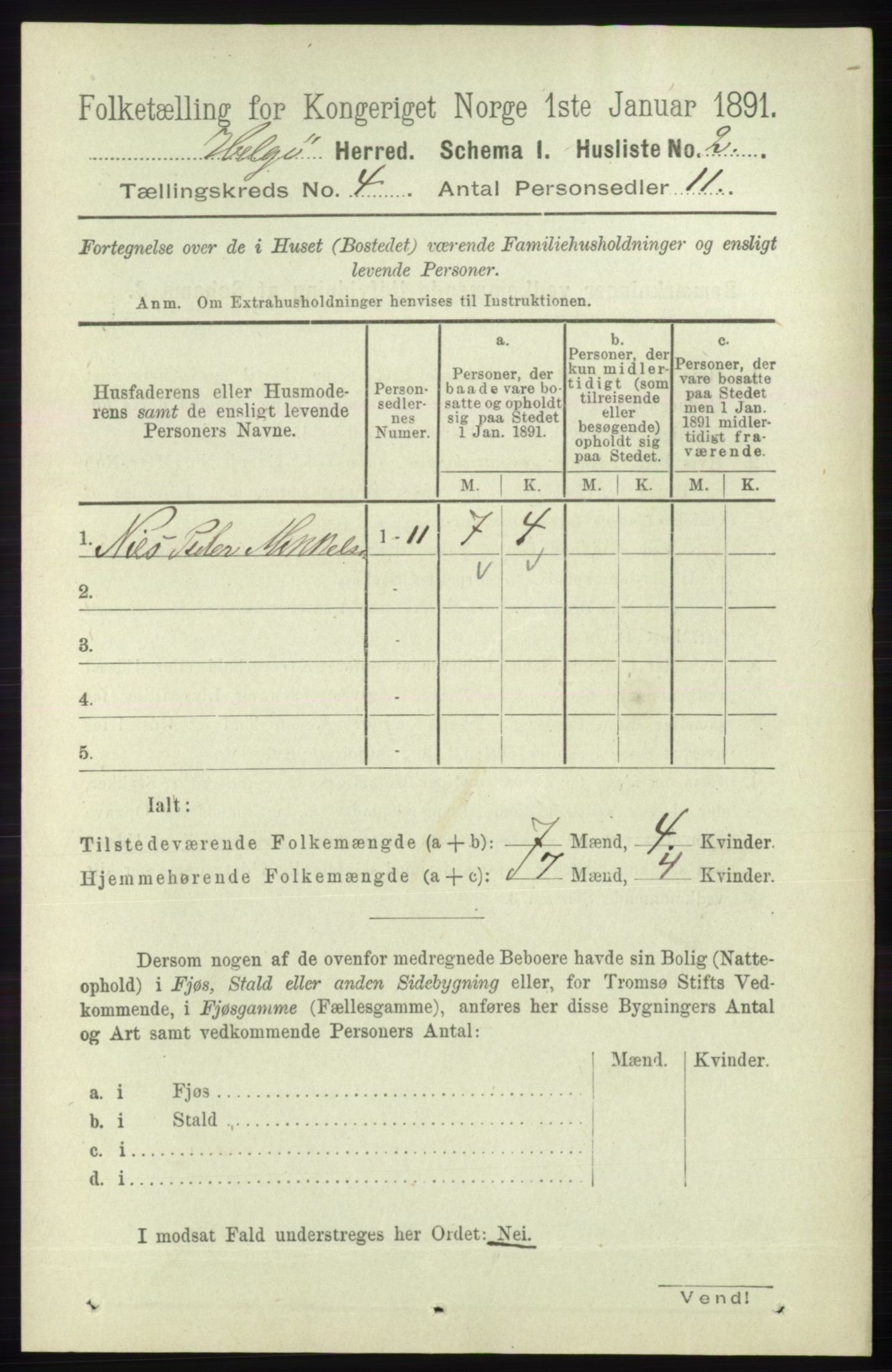 RA, 1891 census for 1935 Helgøy, 1891, p. 978