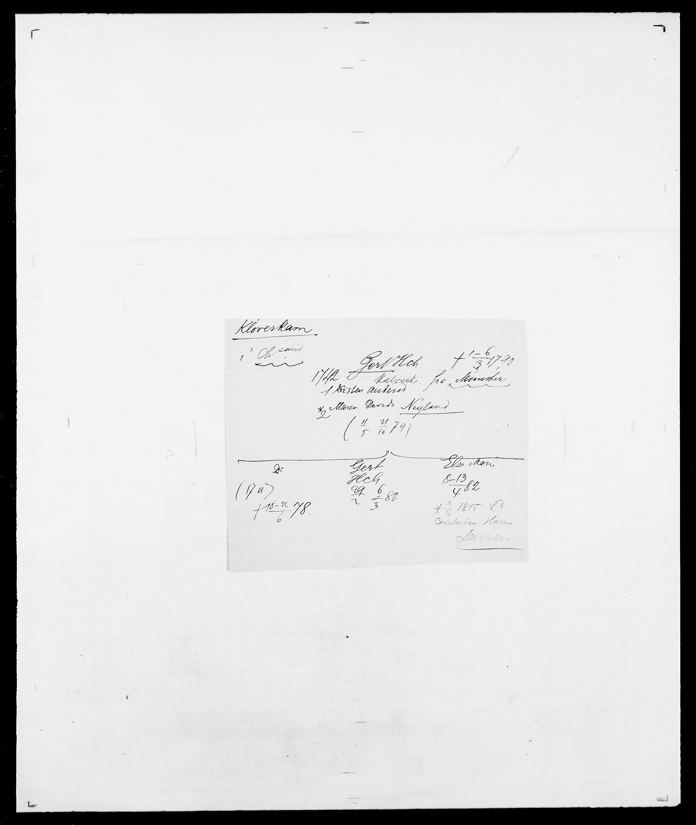 Delgobe, Charles Antoine - samling, SAO/PAO-0038/D/Da/L0021: Klagenberg - Kristoft, p. 235
