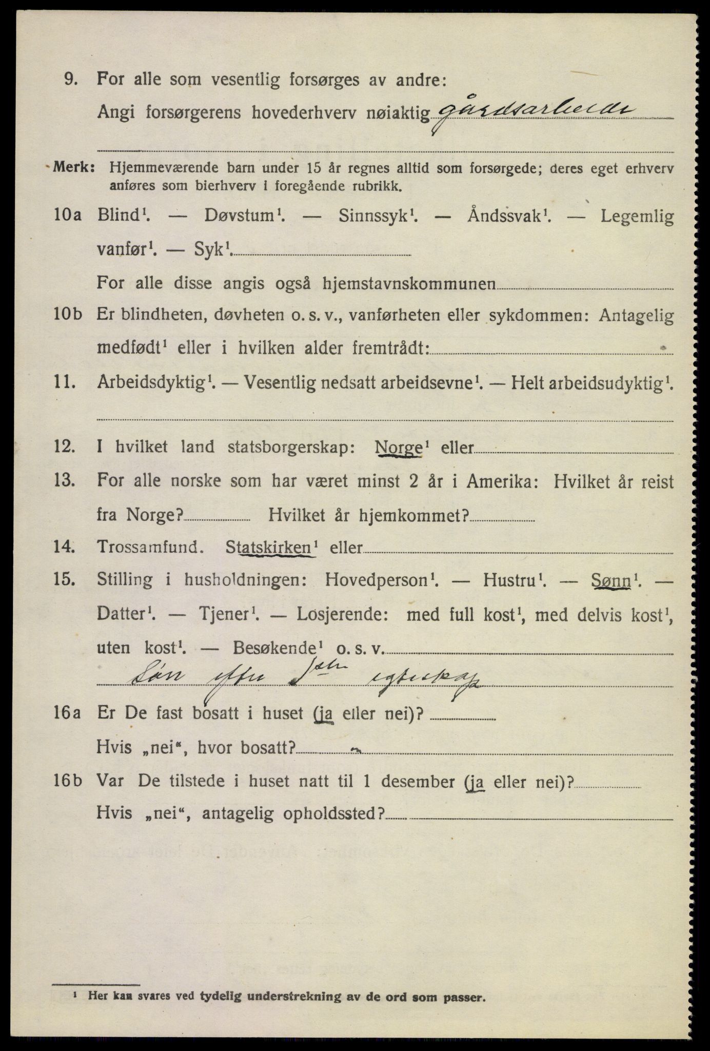 SAKO, 1920 census for Røyken, 1920, p. 1839