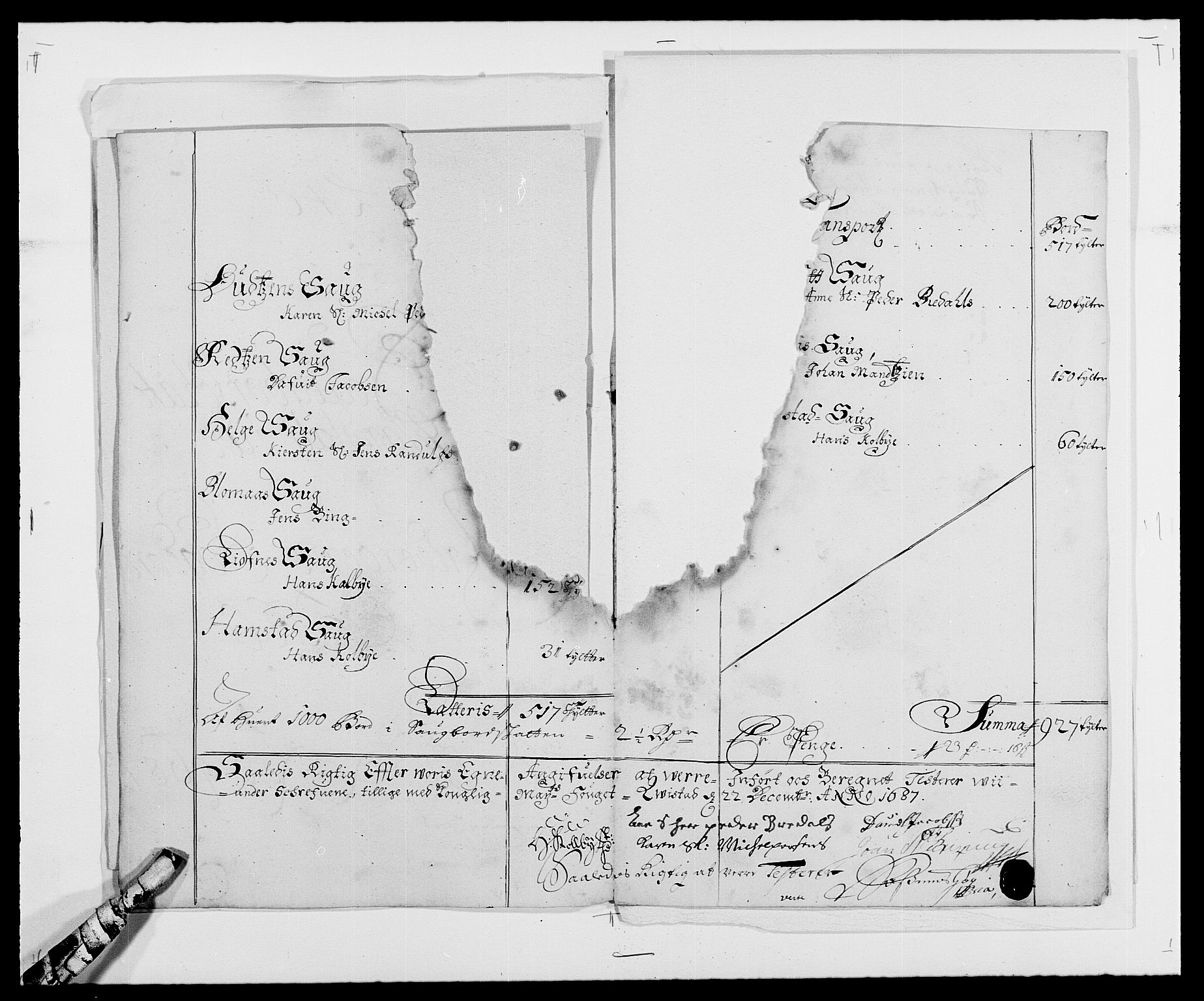 Rentekammeret inntil 1814, Reviderte regnskaper, Fogderegnskap, AV/RA-EA-4092/R63/L4306: Fogderegnskap Inderøy, 1687-1689, p. 83