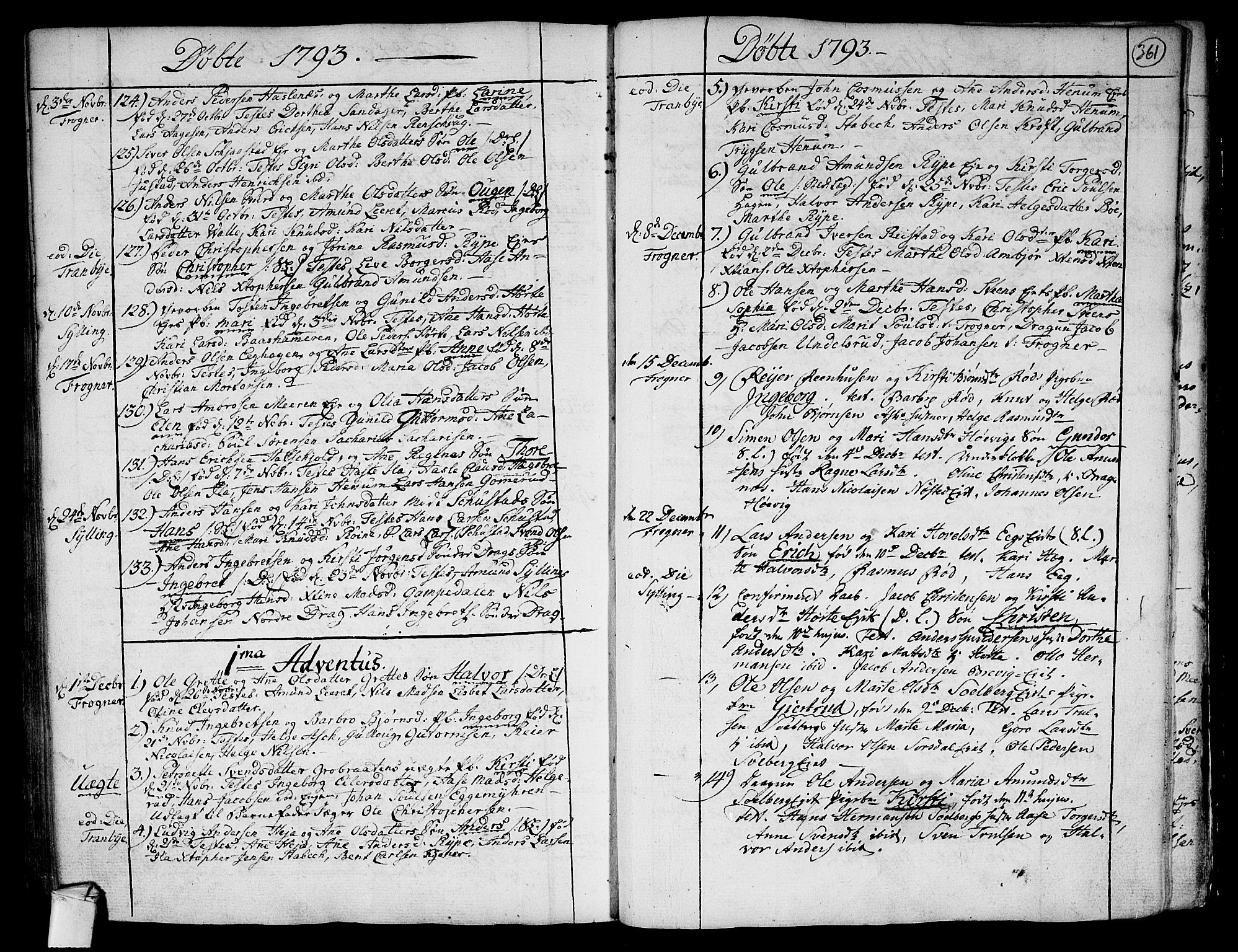 Lier kirkebøker, SAKO/A-230/F/Fa/L0006: Parish register (official) no. I 6, 1777-1794, p. 360-361