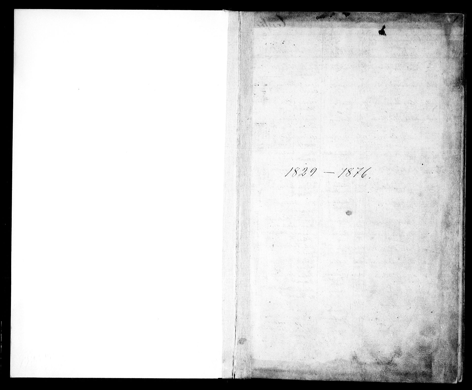 Enebakk prestekontor Kirkebøker, SAO/A-10171c/F/Fa/L0010: Parish register (official) no. I 10, 1829-1876, p. 1