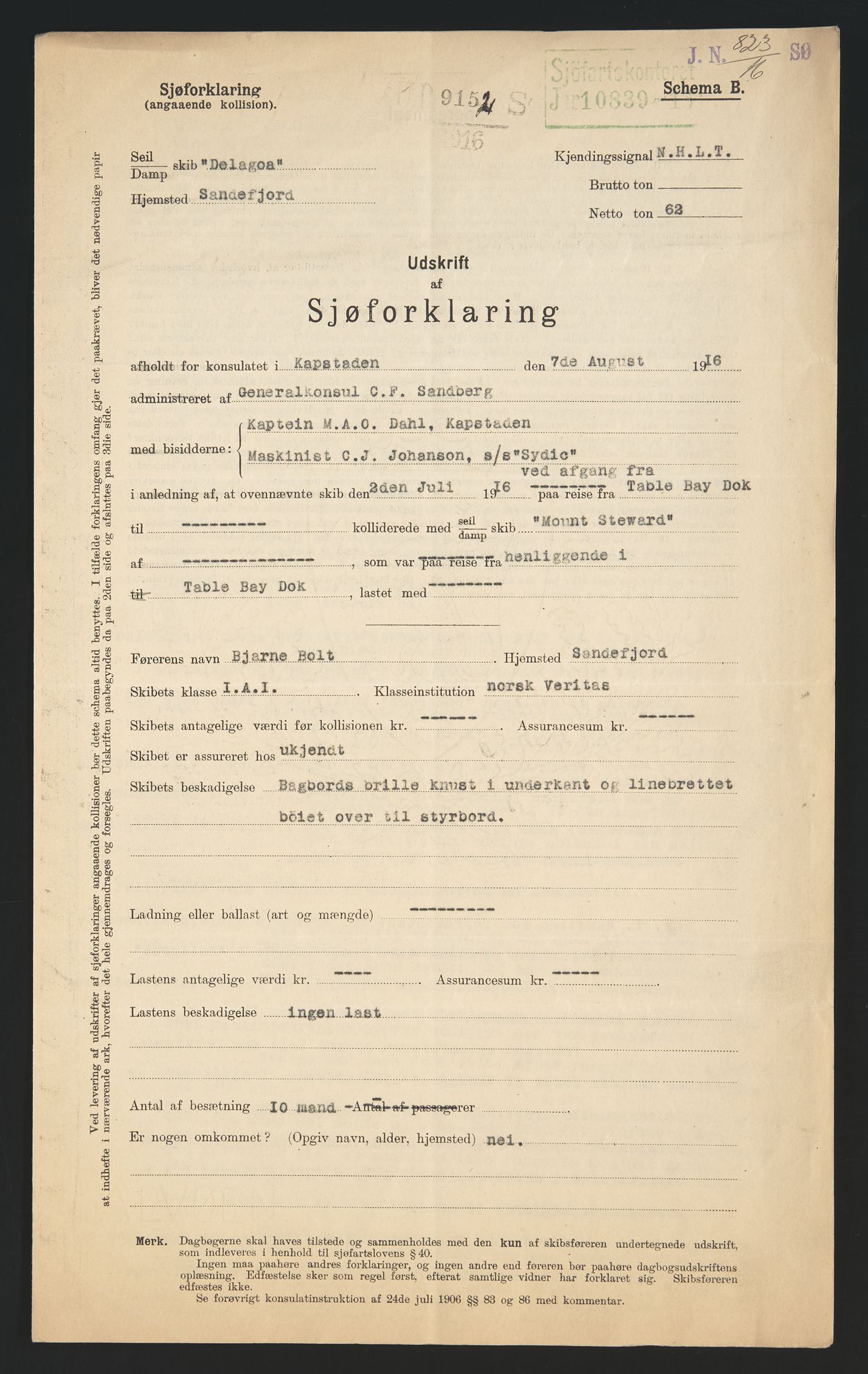 Sjøfartsdirektoratet med forløpere, skipsmapper slettede skip, AV/RA-S-4998/F/Fa/L0235: --, 1847-1930, p. 599